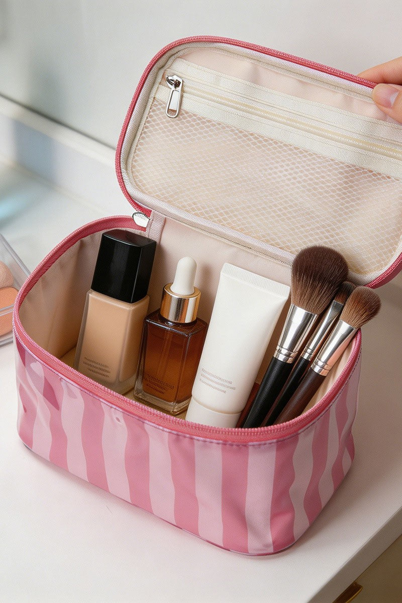 Travel Cosmetic Case - Pink