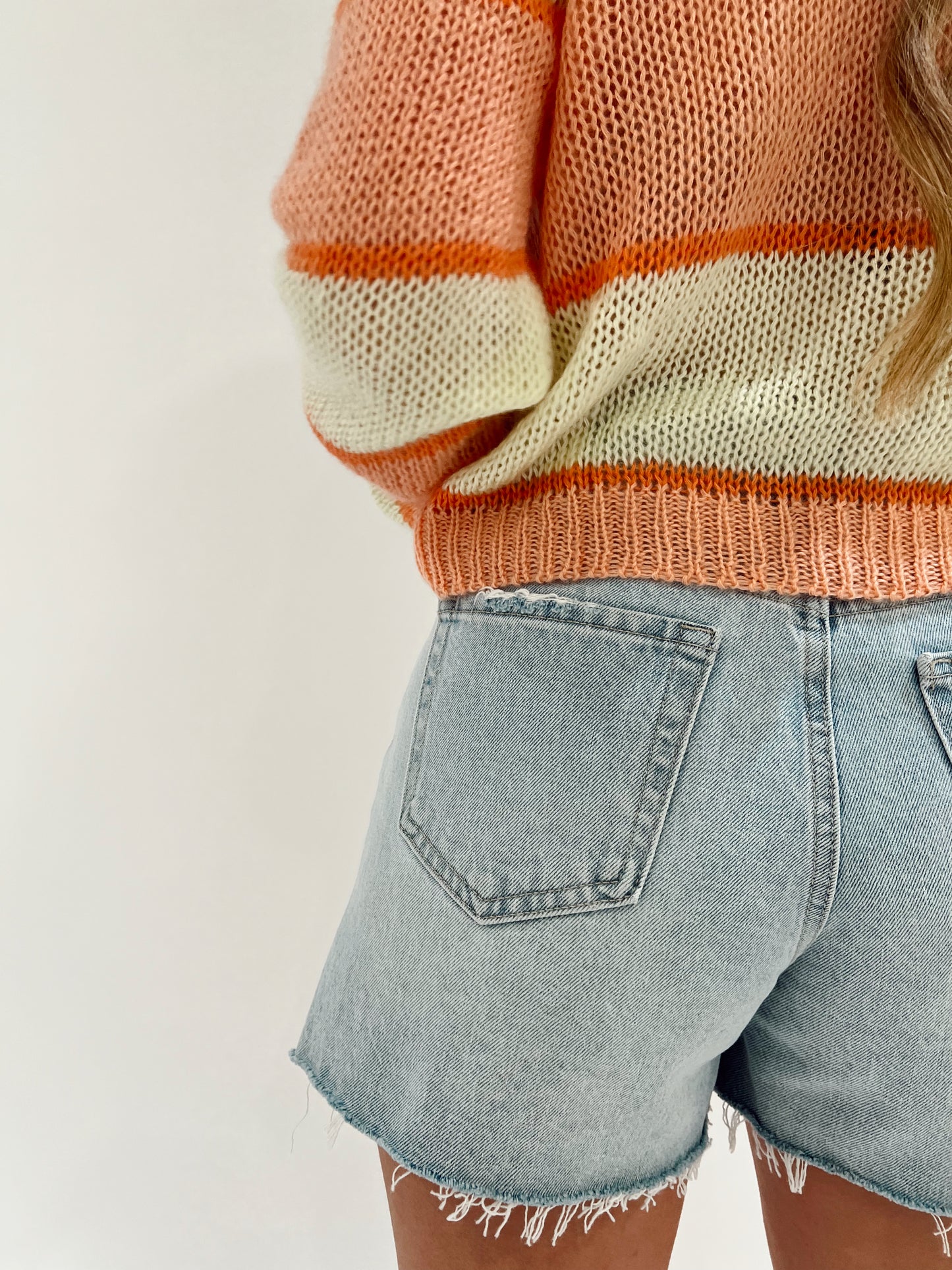 Light Wash Denim Shorts