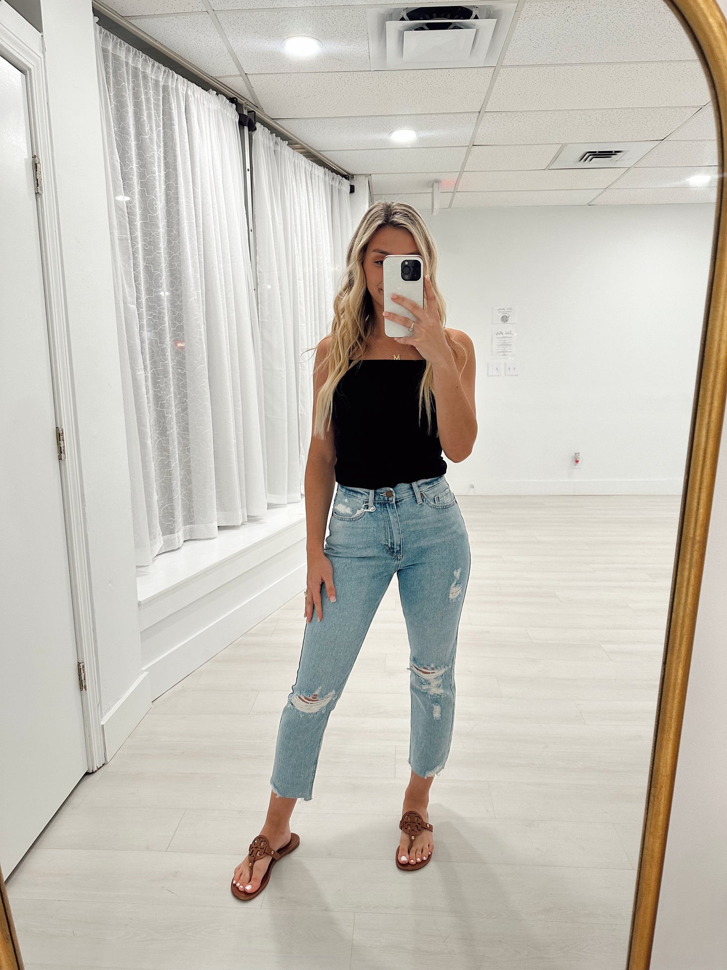 Timeless Straight Denim Jeans