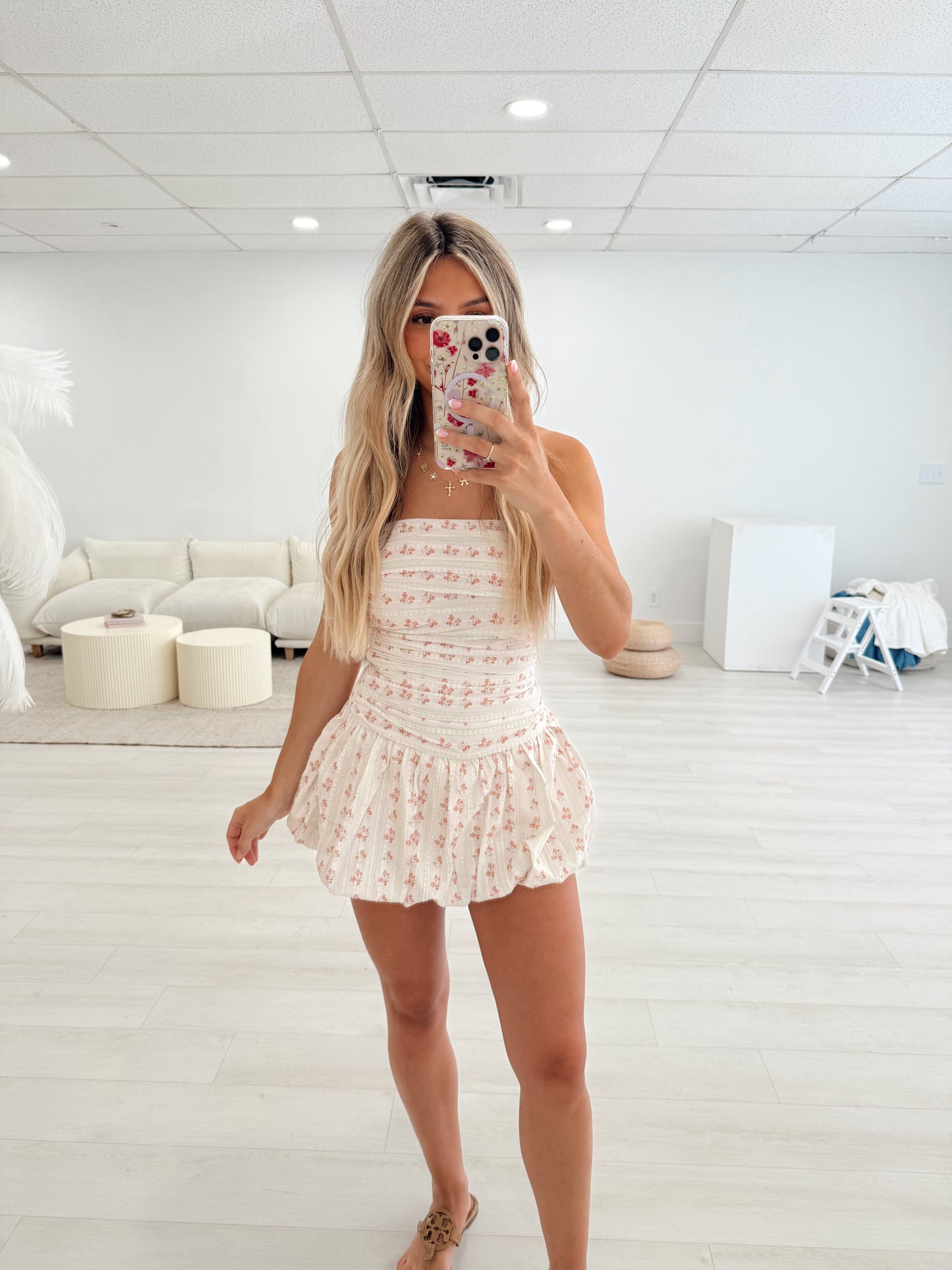 Coquette Pink Bubble Dress