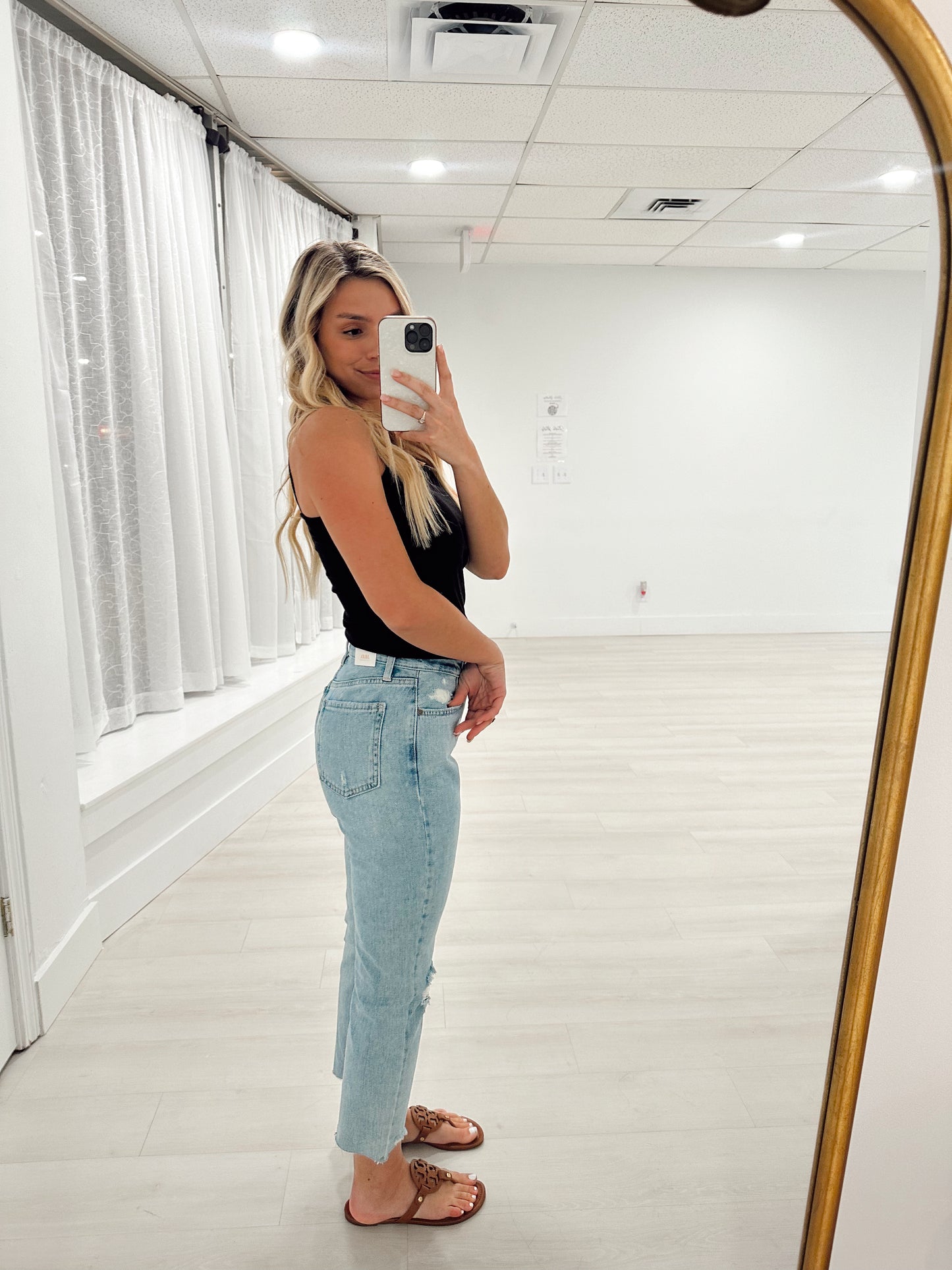 Timeless Straight Denim Jeans