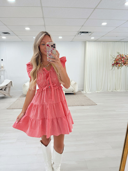 Strawberry Sunday Mini Dress
