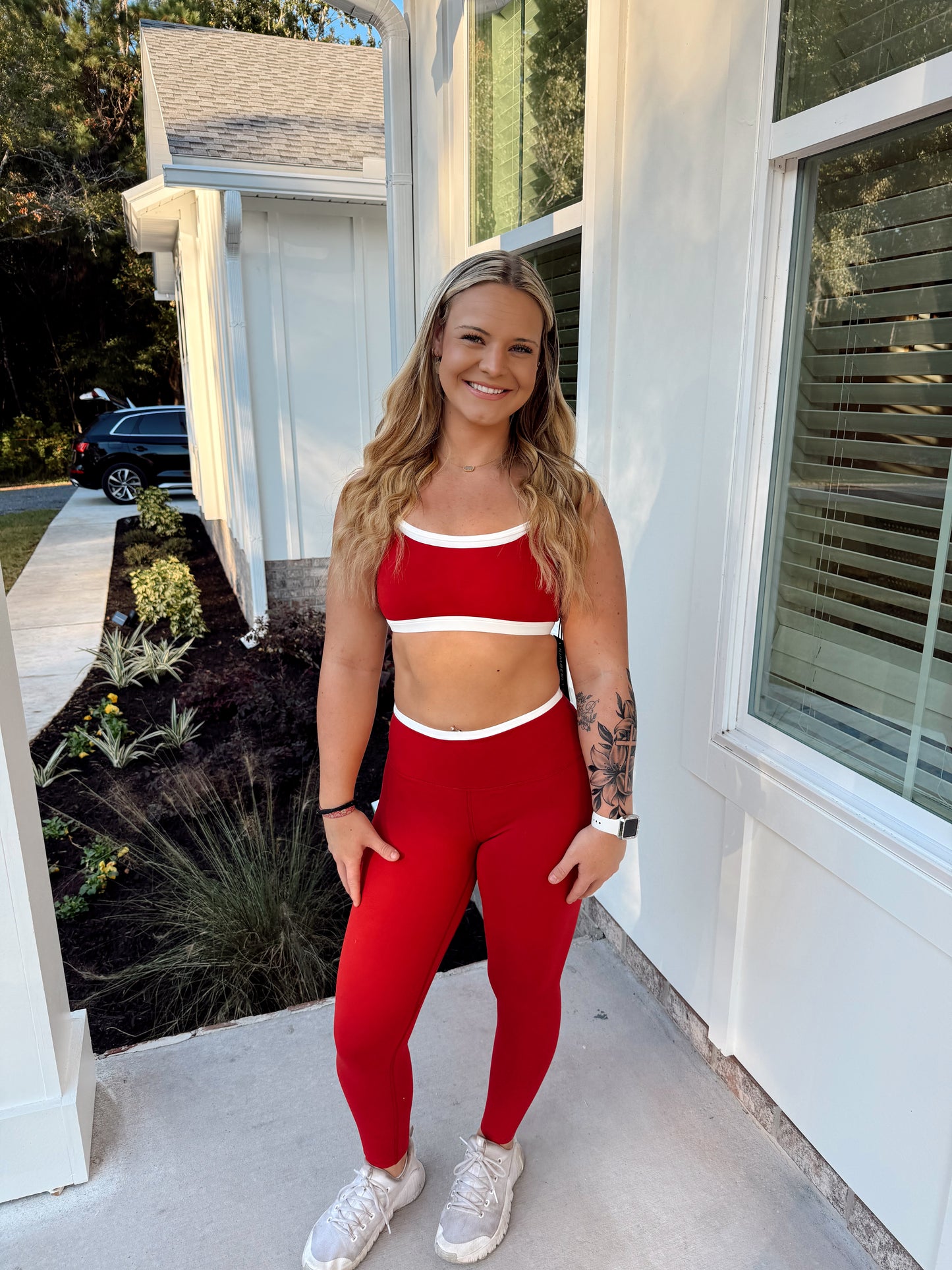 Cherry Layered Leggings