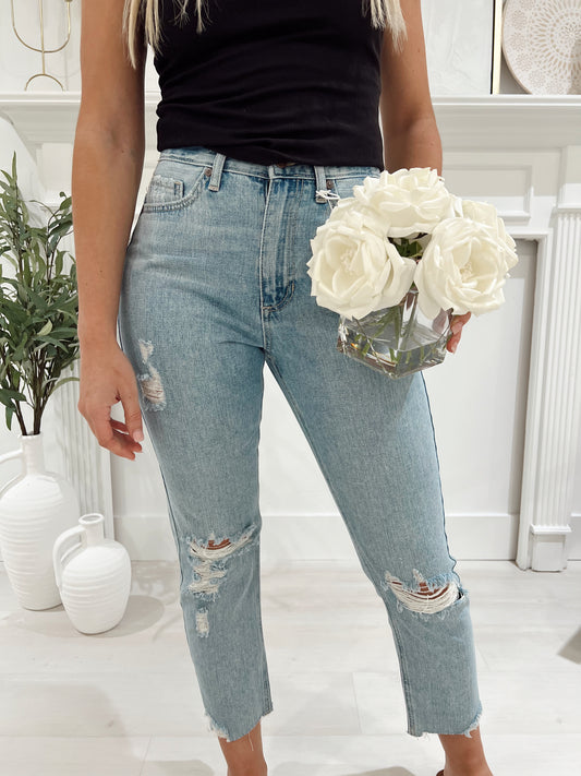 Timeless Straight Denim Jeans