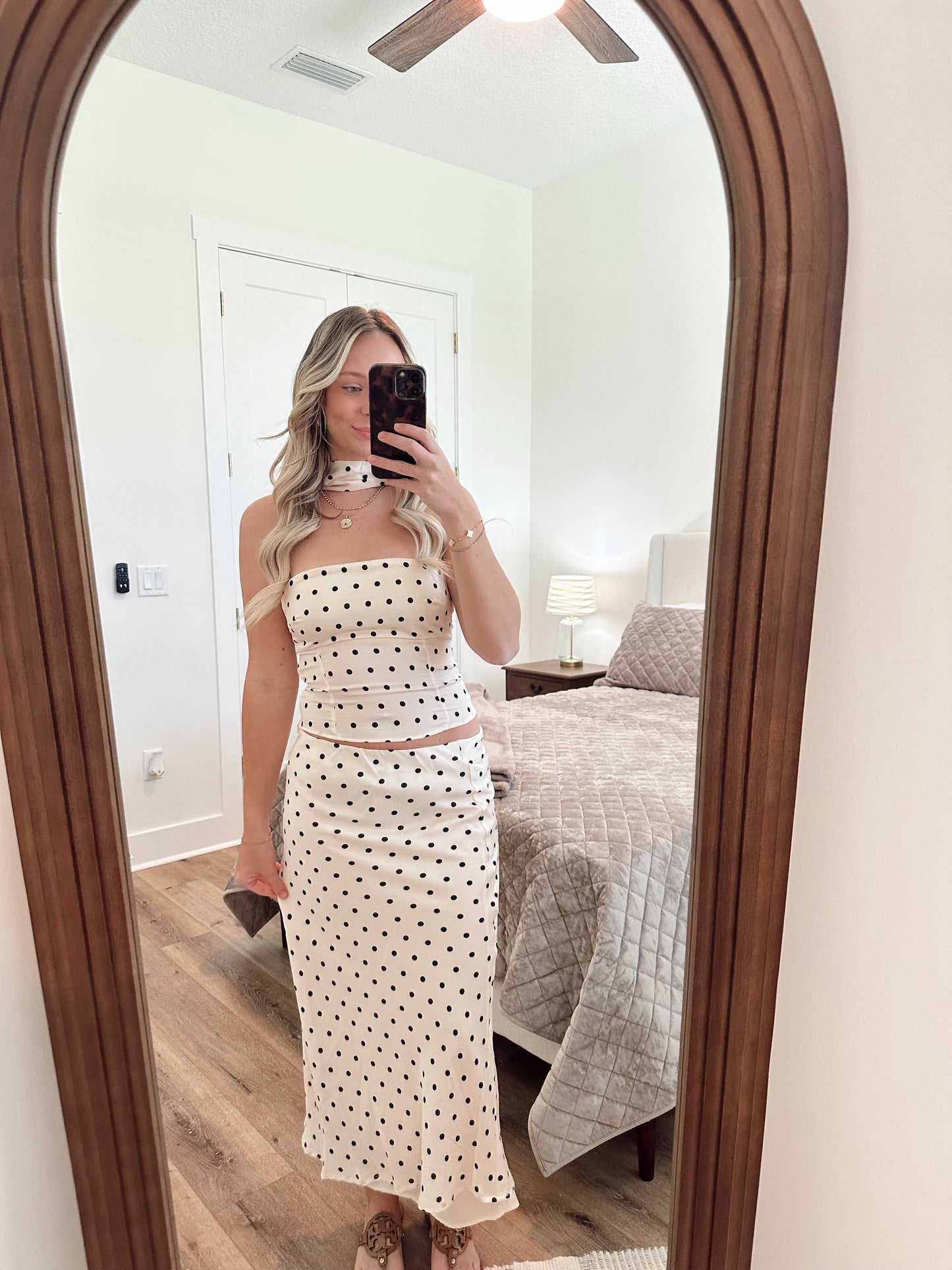 Sweetheart Polka Dot Skirt