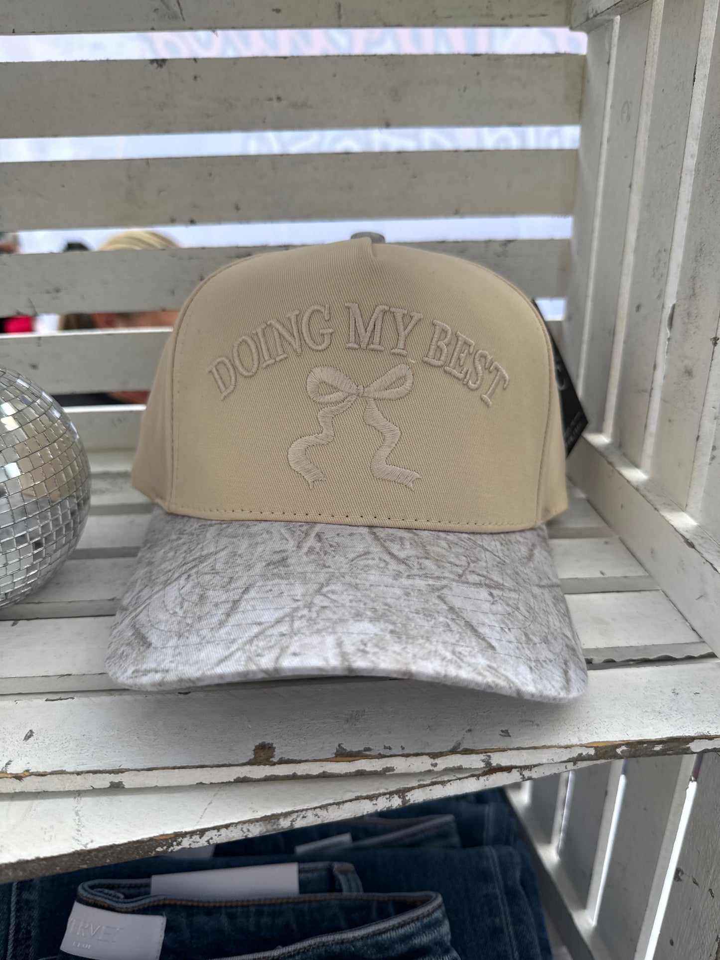 Doing My Best Bow Trucker Hat