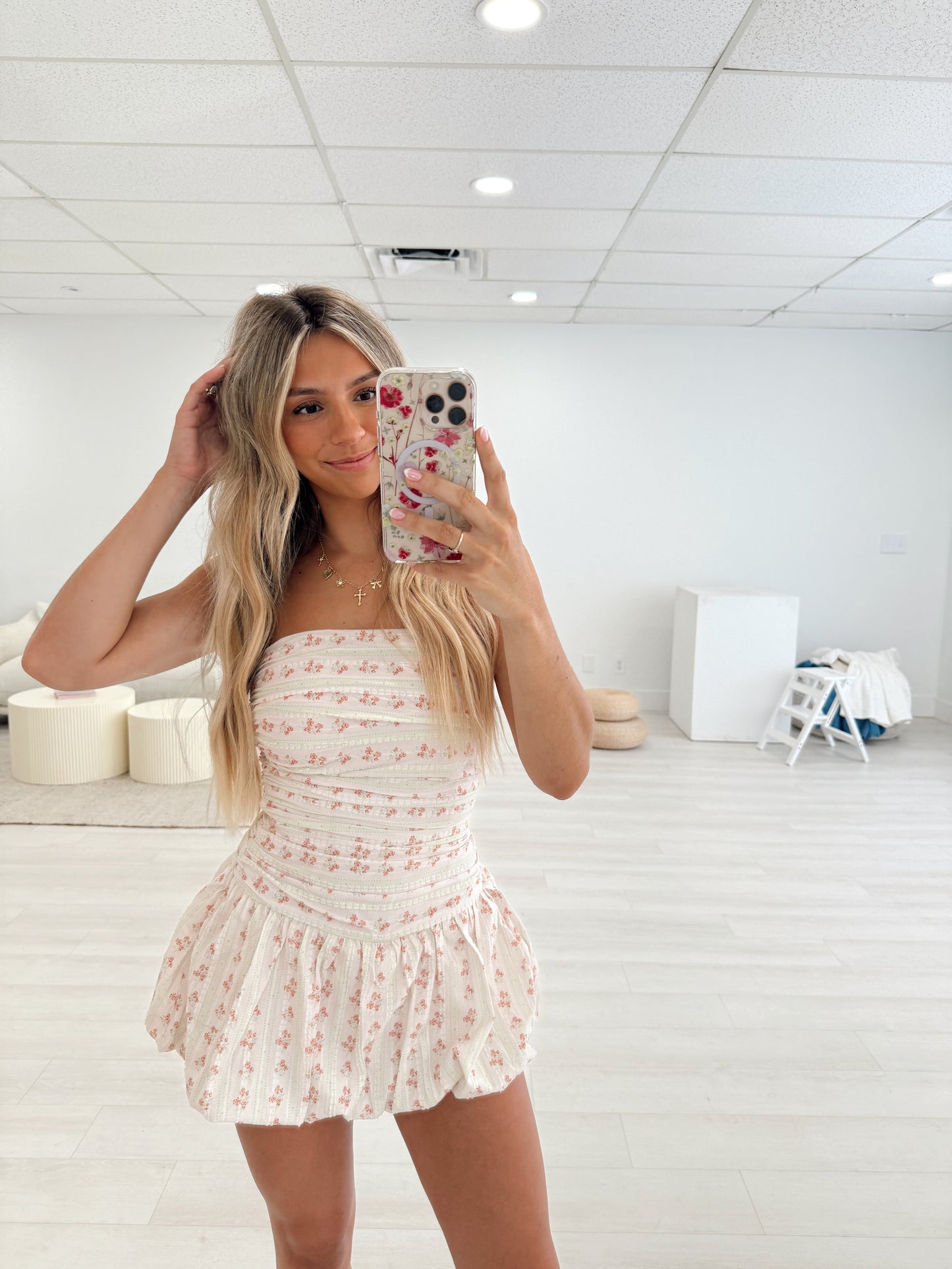 Coquette Pink Bubble Dress