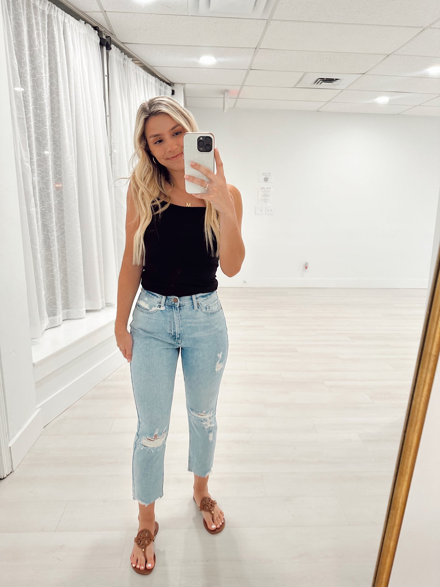 Timeless Straight Denim Jeans
