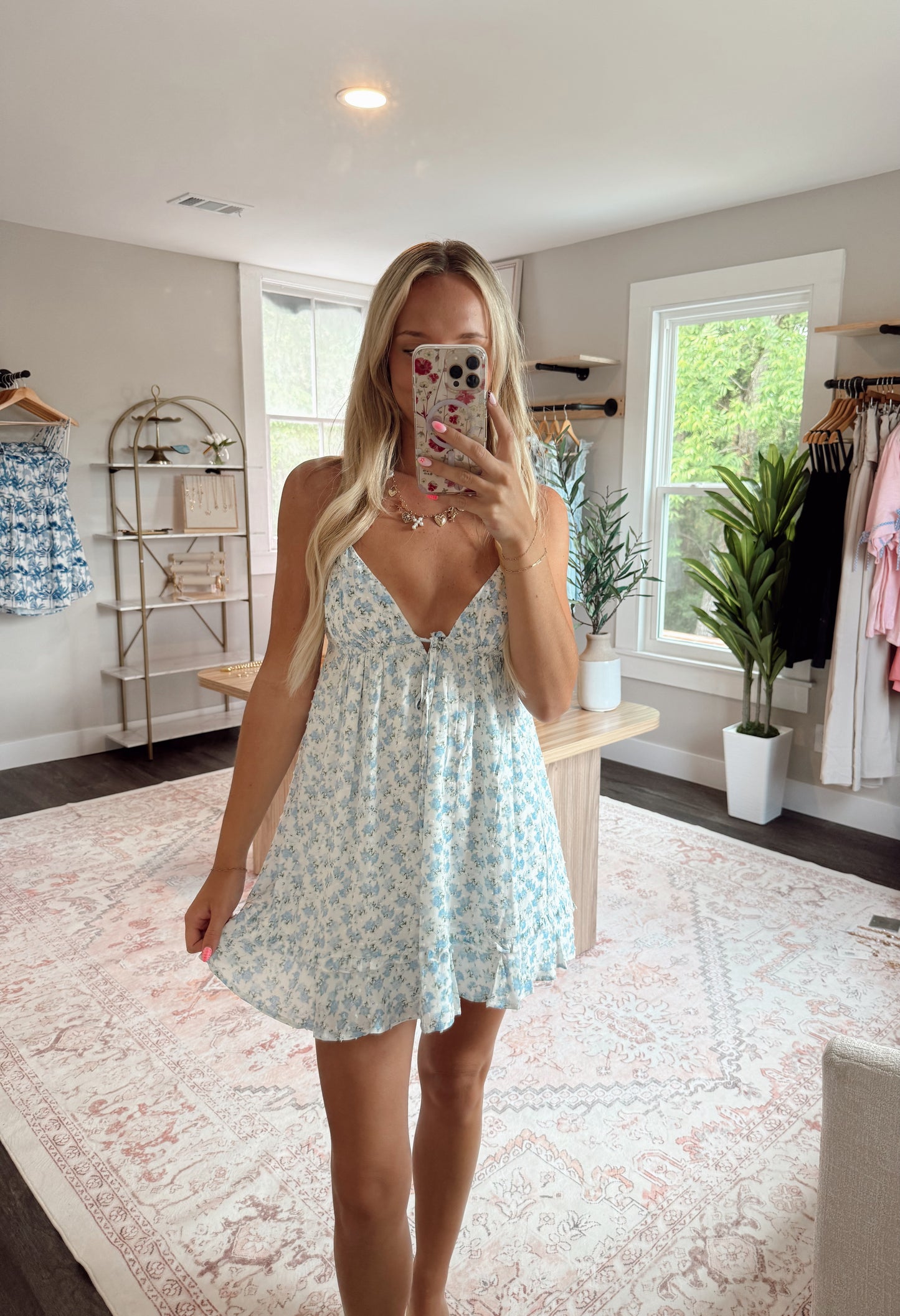 Periwinkle Pop Mini Dress