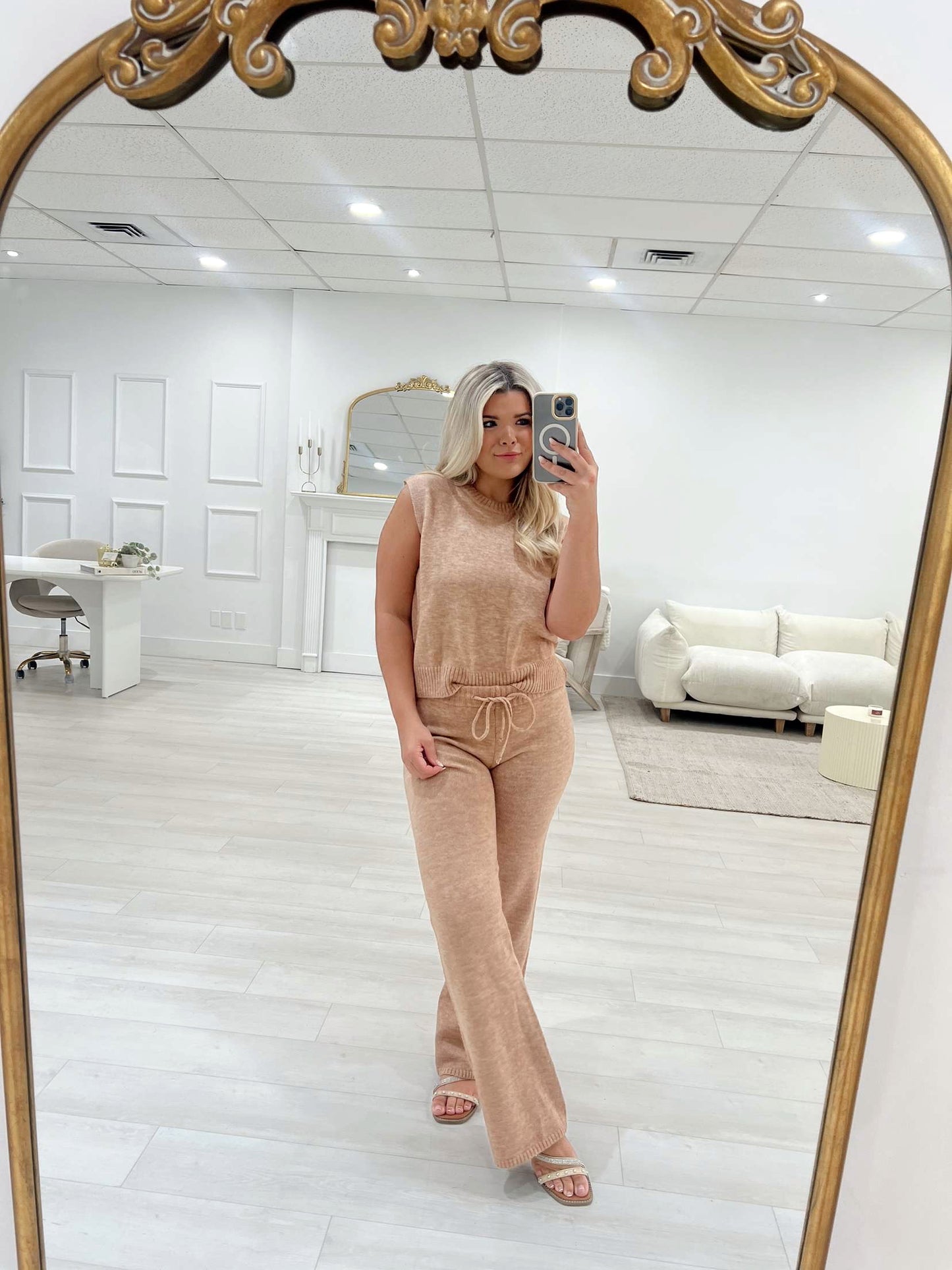 Taupe Tones Pant Set