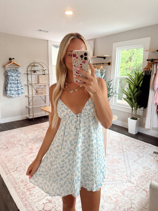 Periwinkle Pop Mini Dress