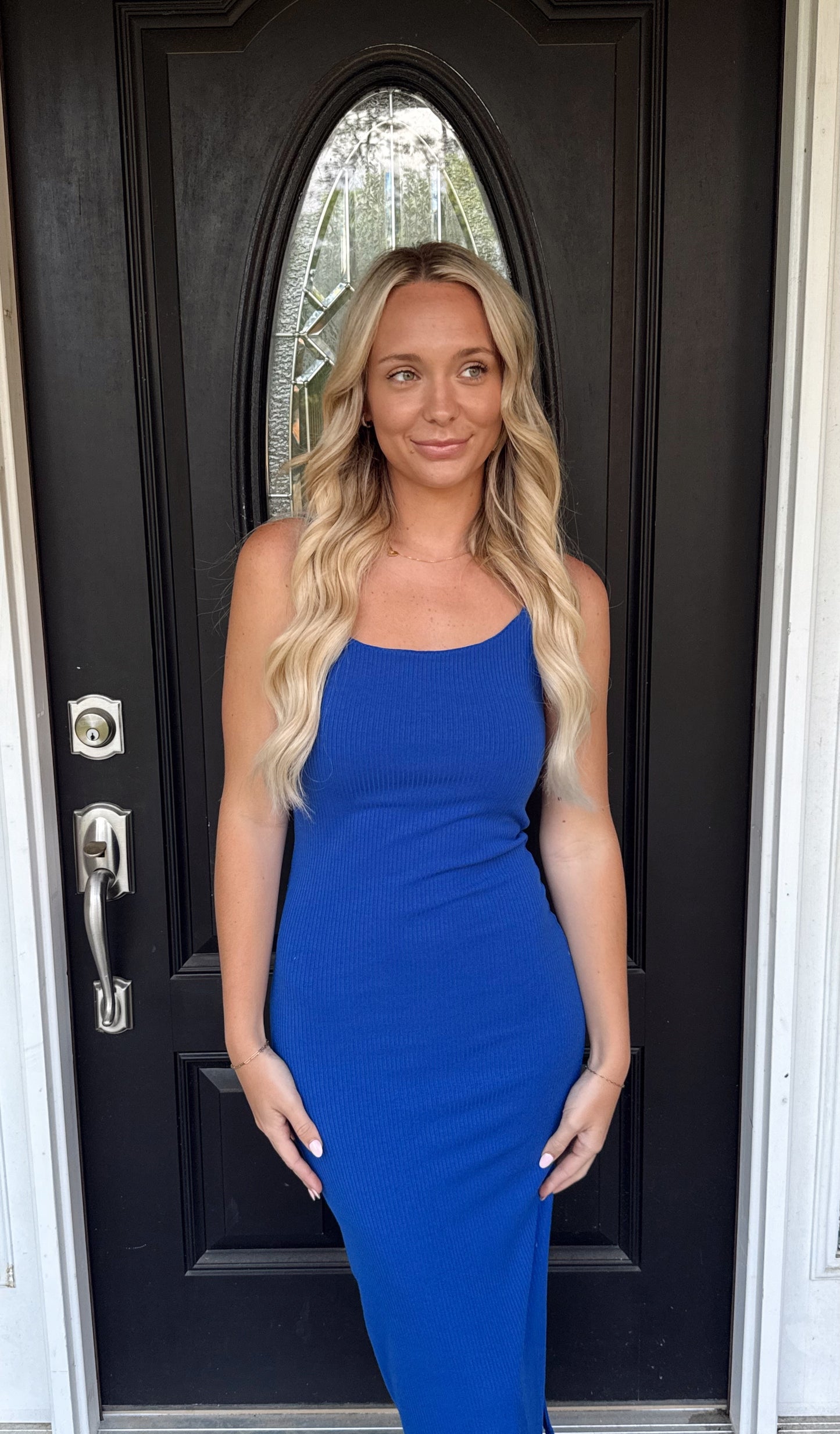 Royal Cami Midi Dress