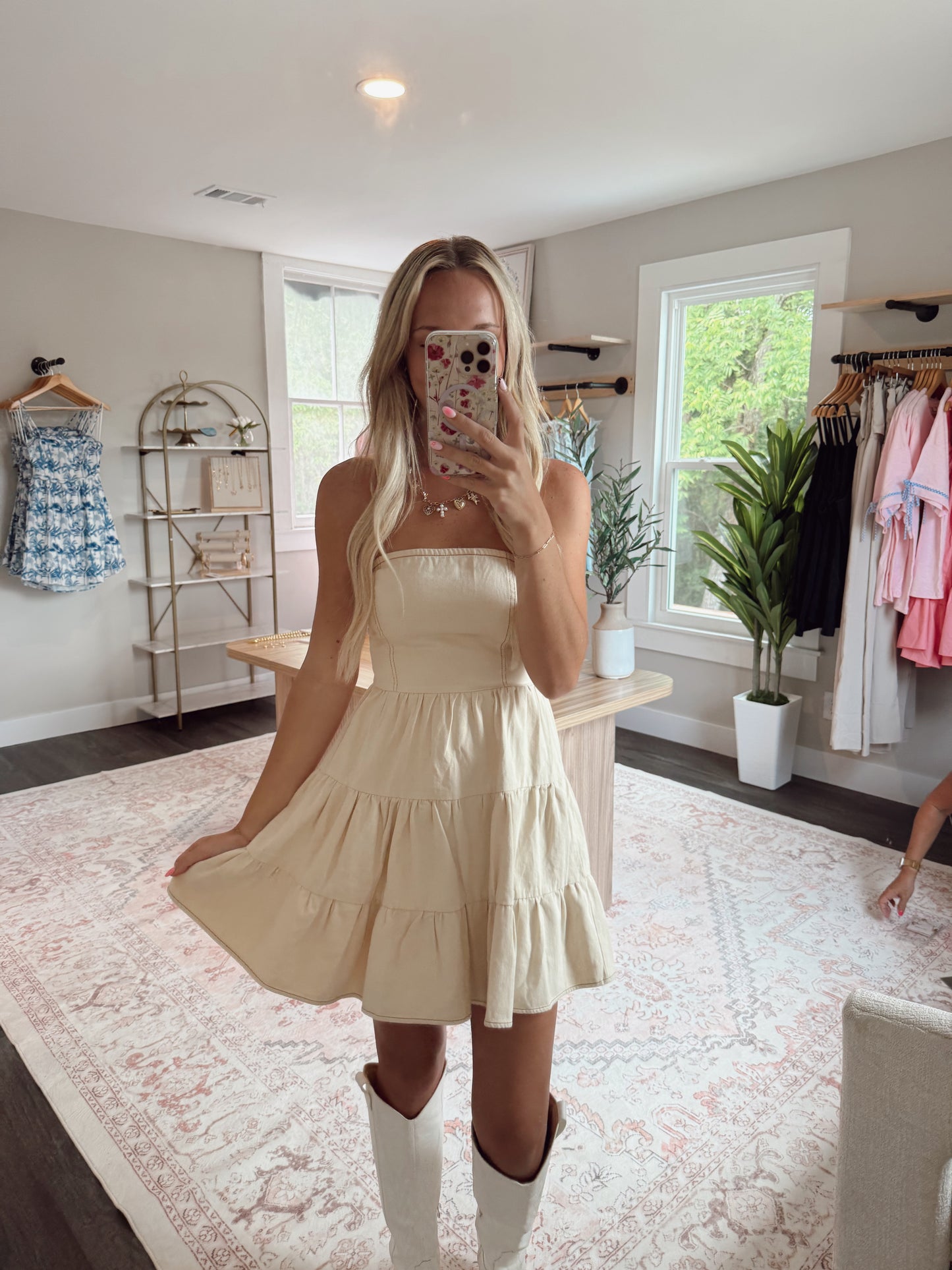 Honey Tiered Mini Dress
