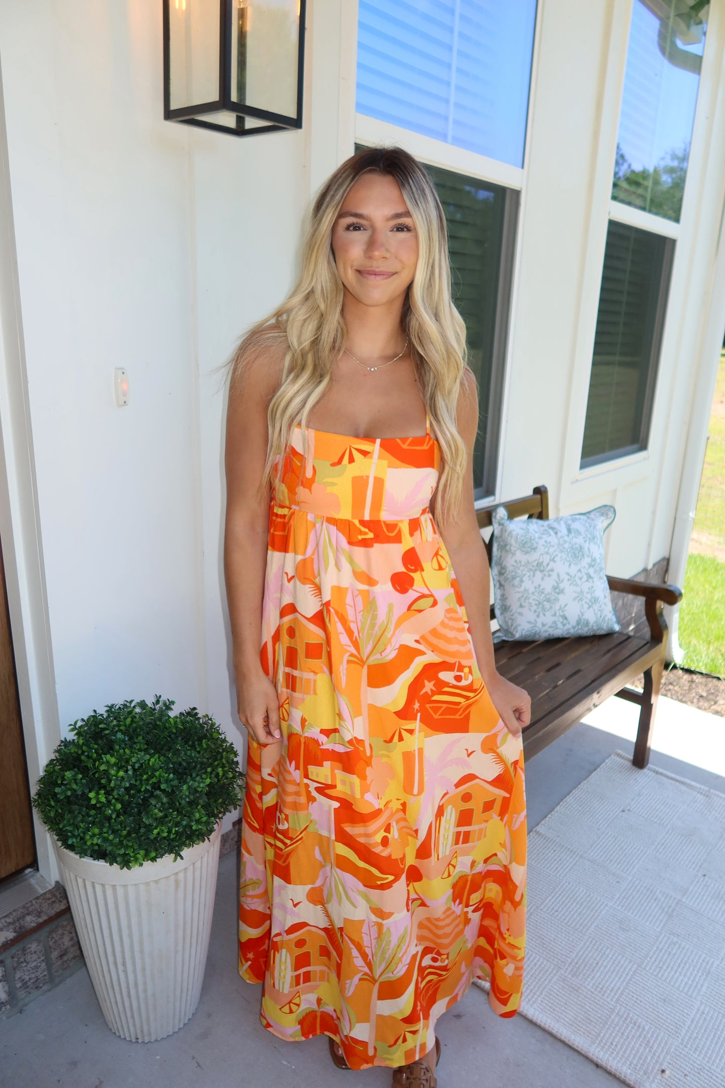 Sunkissed Shore Midi Dress