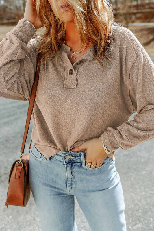 Apricot Long Sleeve Shirt
