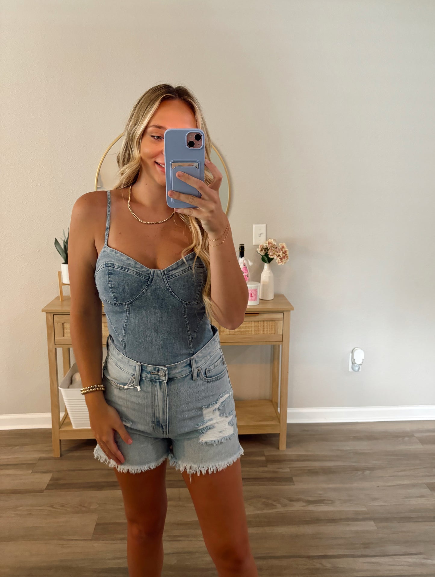Denim Bodysuit