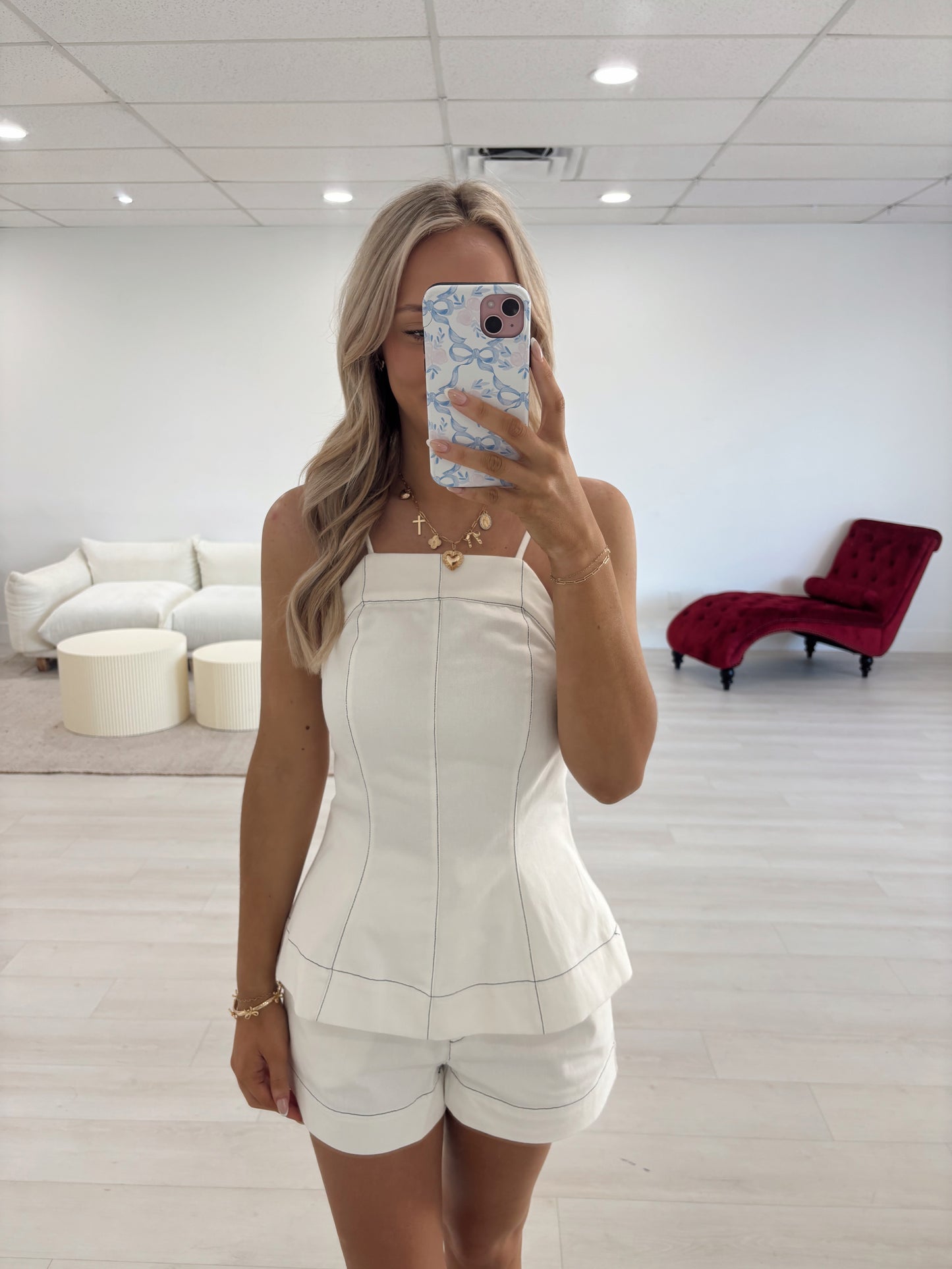Denim Rae Short Set
