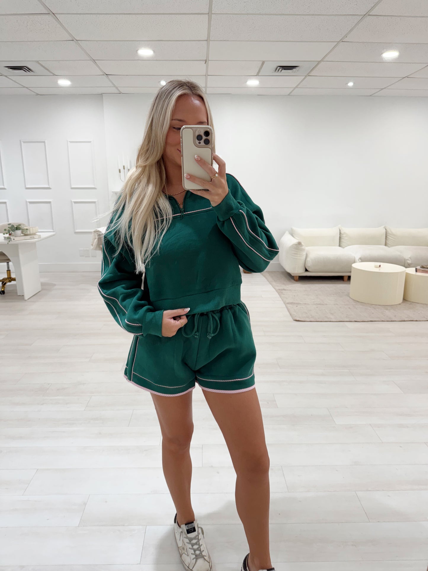 Palm Court Short Set