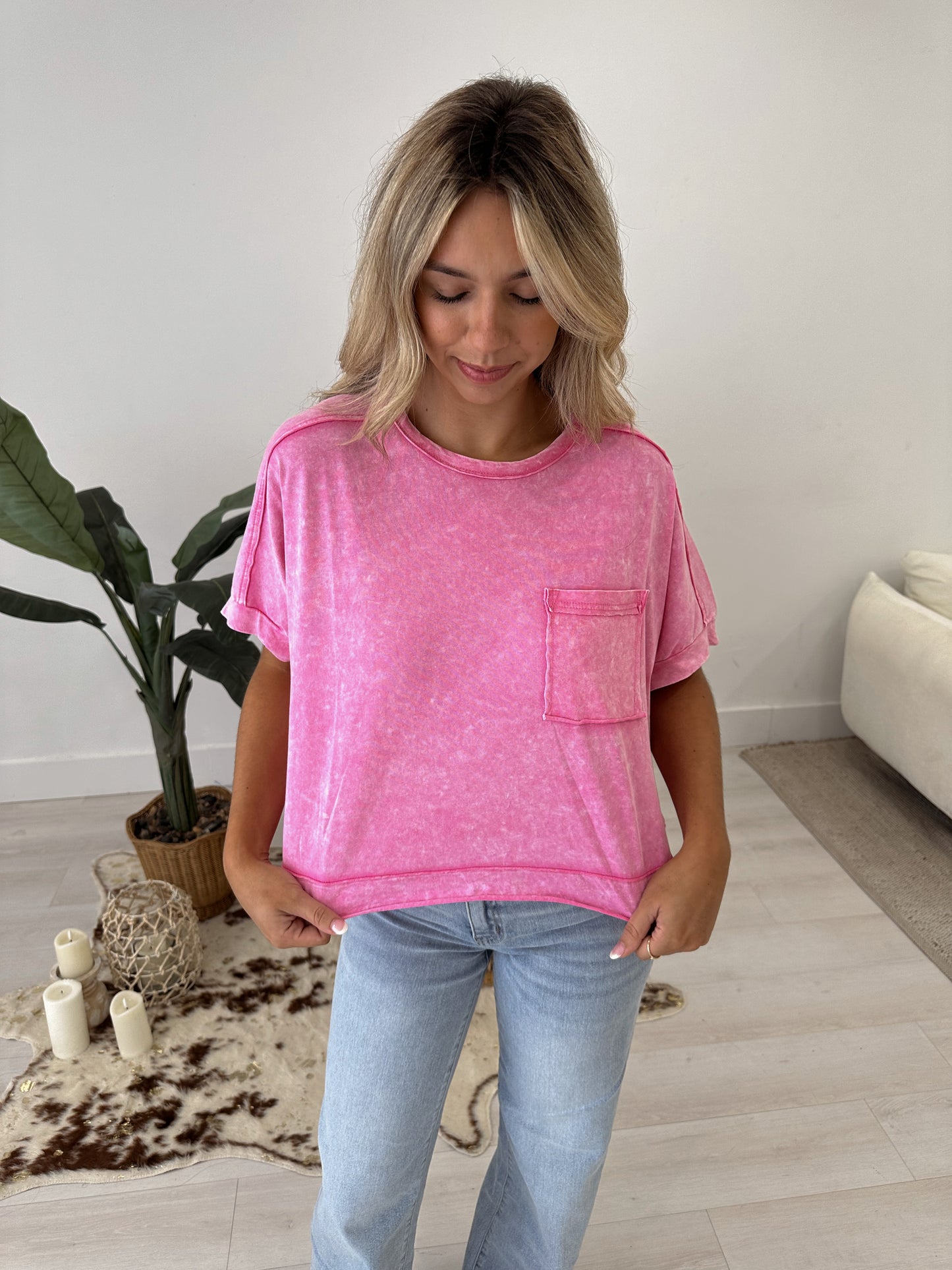 Pink Fade Tee