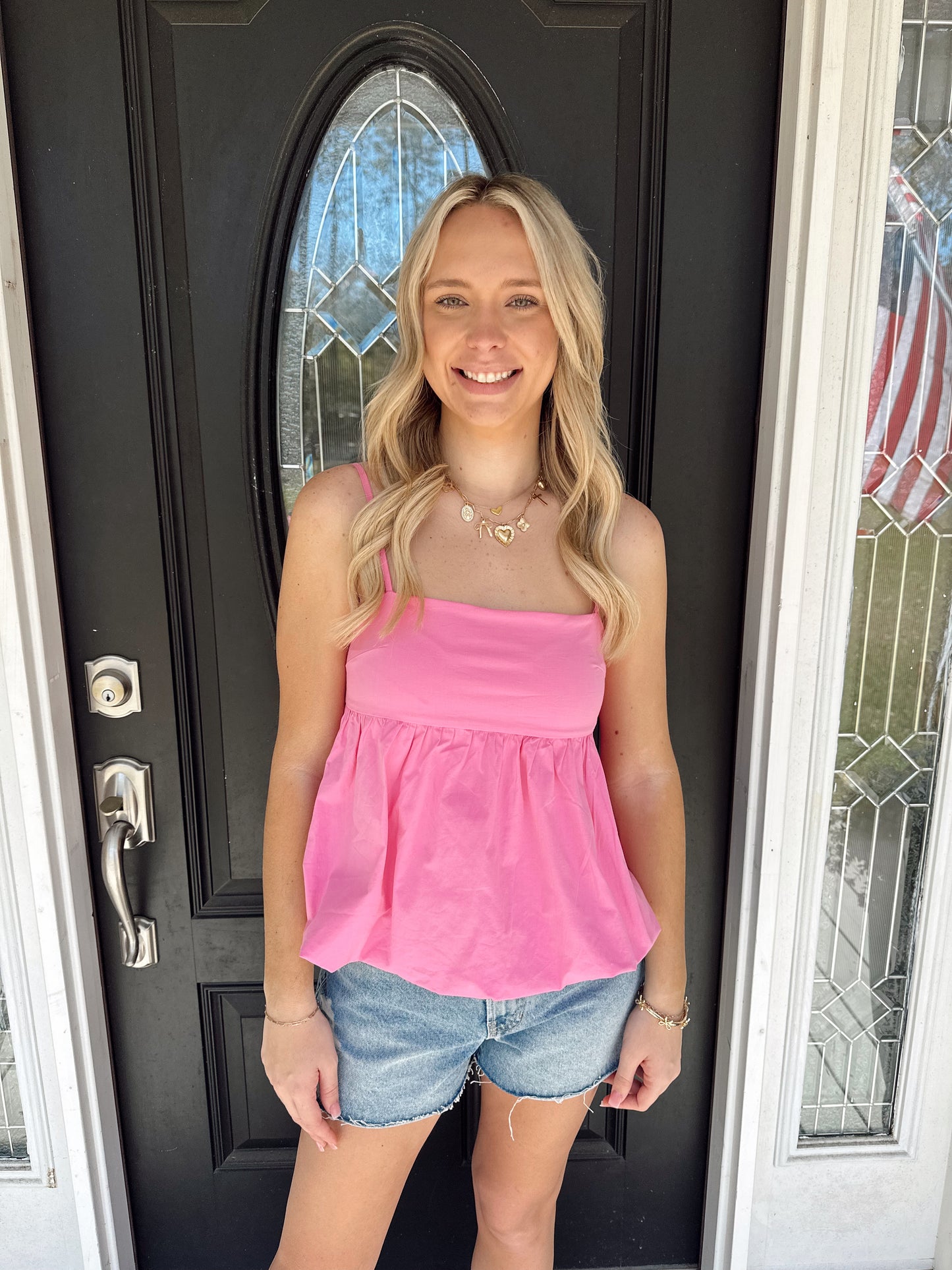 Pink Bubble Top