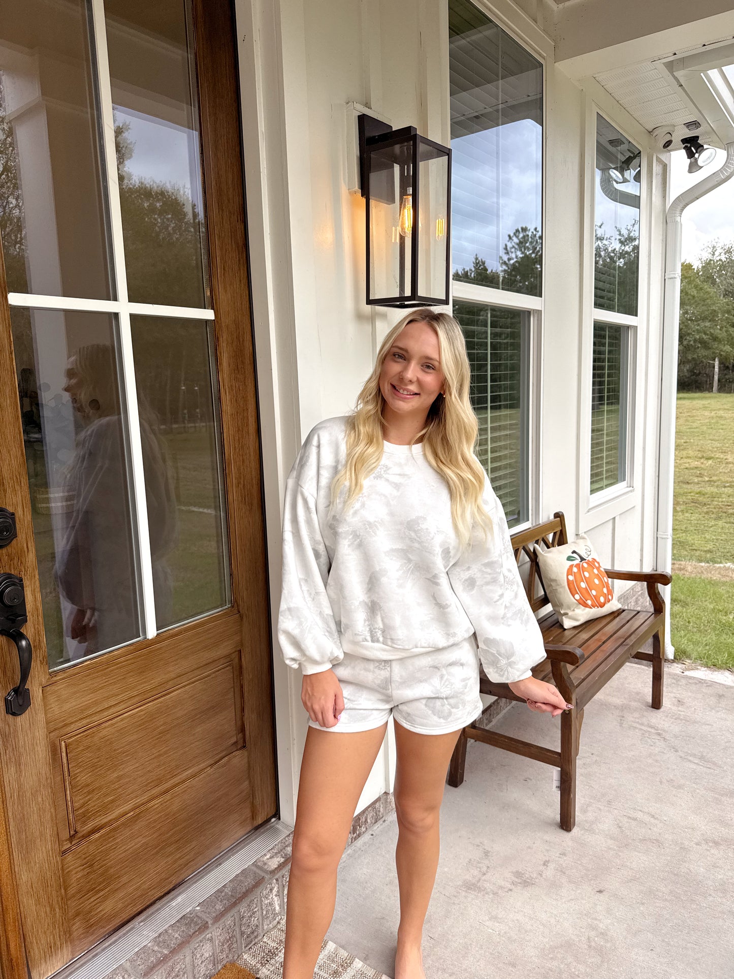 Light Camo Short Set