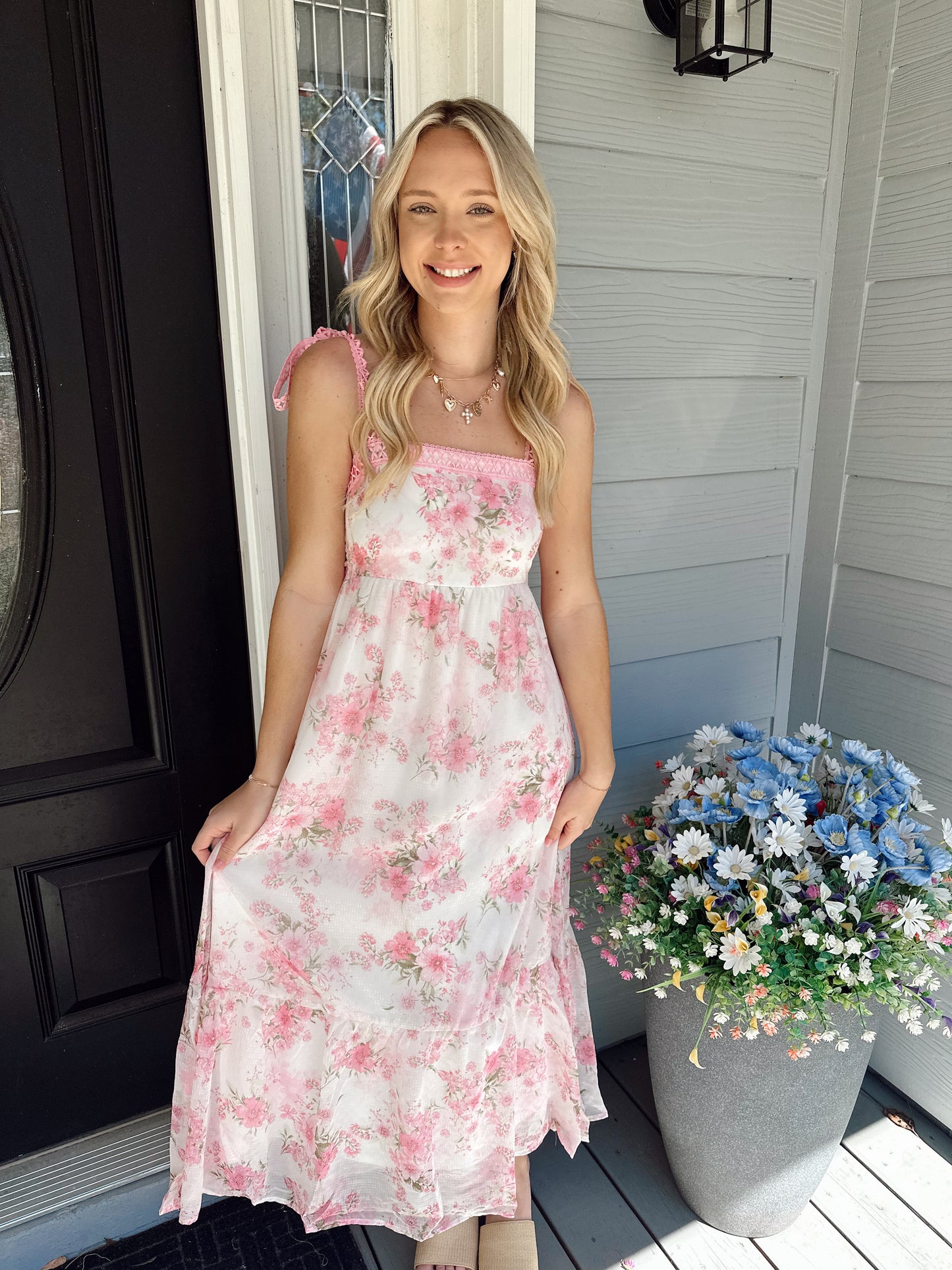 Rose Enchantment Maxi Dress