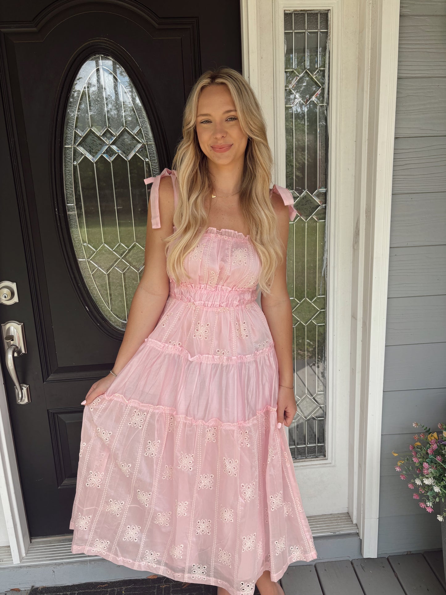 Pink Dreamy Midi Dress