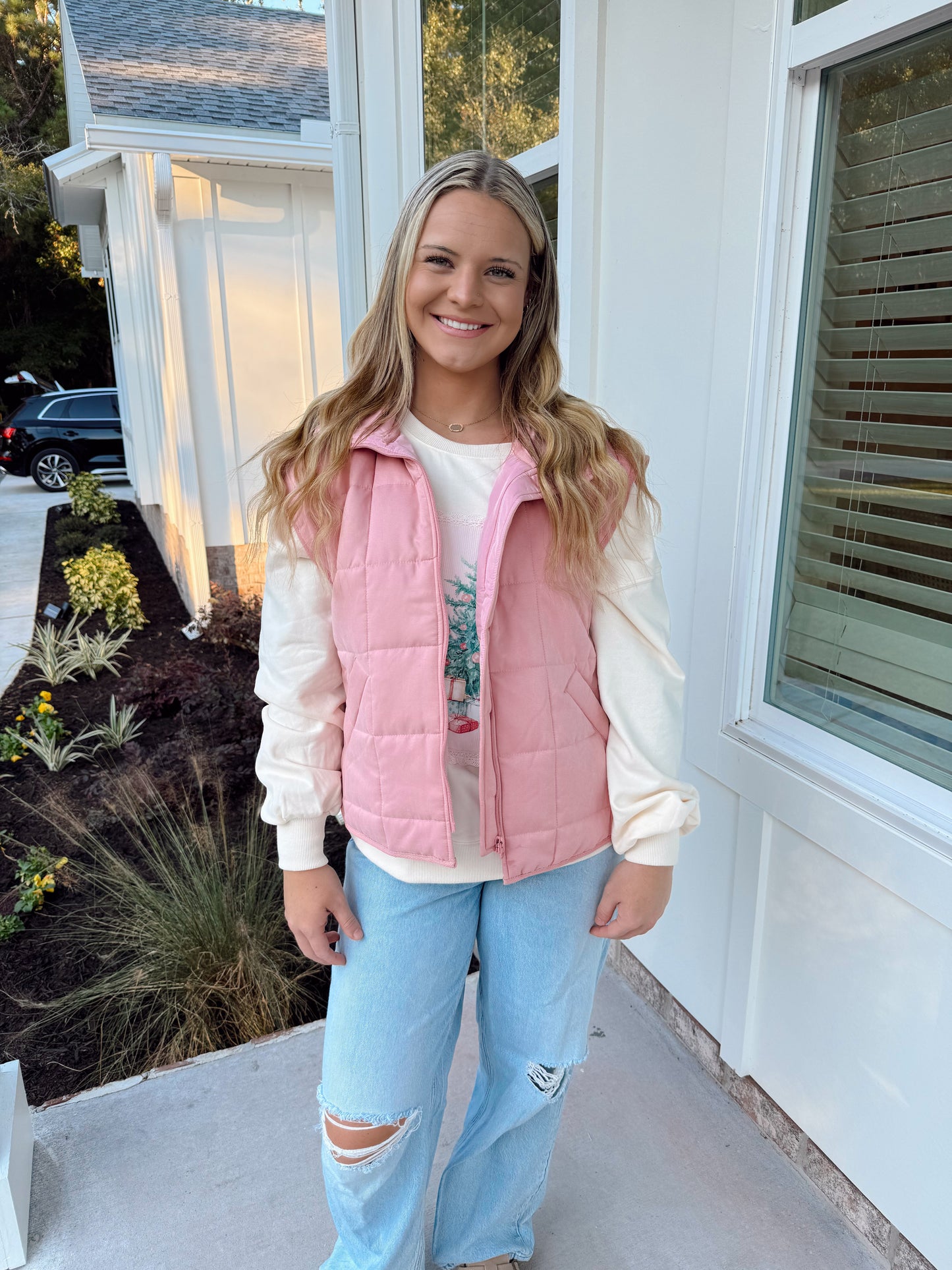 Pink Vest Jacket