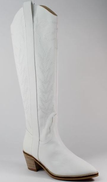 Women's Western White Tall Boot