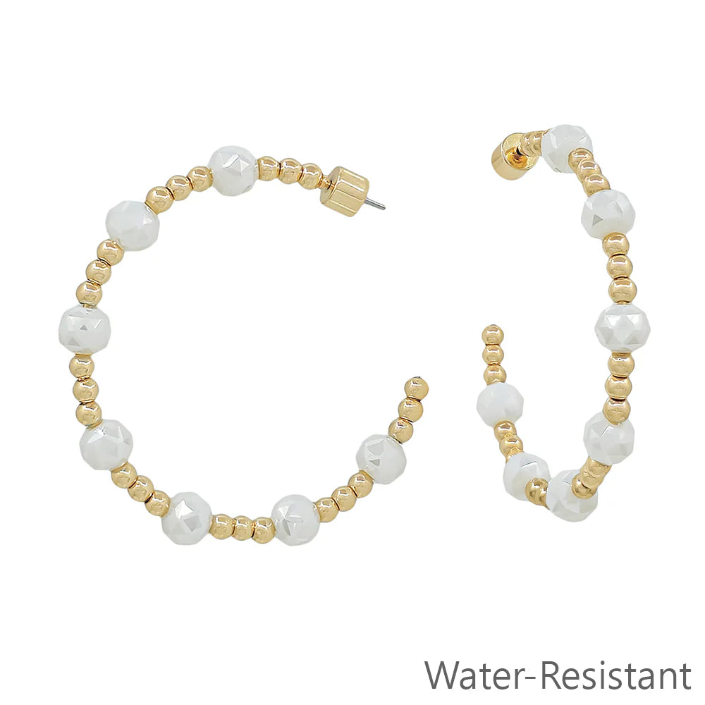 Crystal Glow Hoops