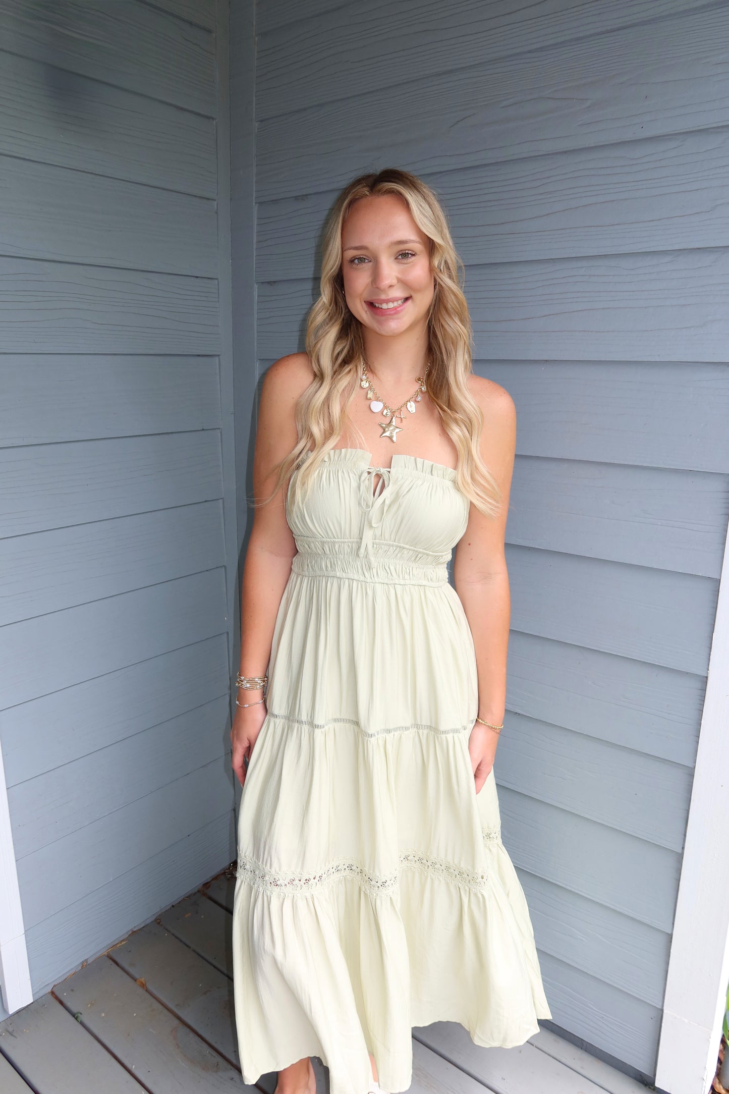 Sweet Sage Midi Dress