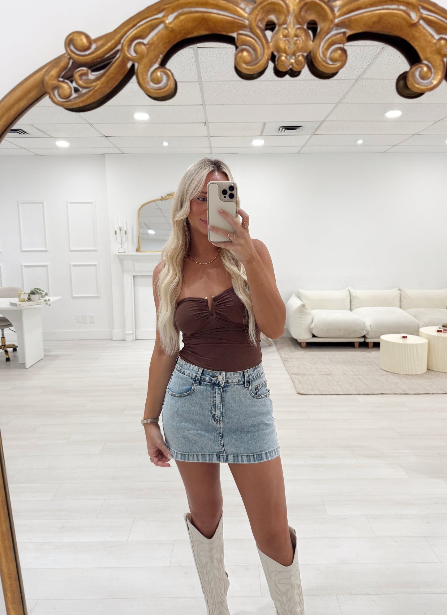 Mocha Tube Top