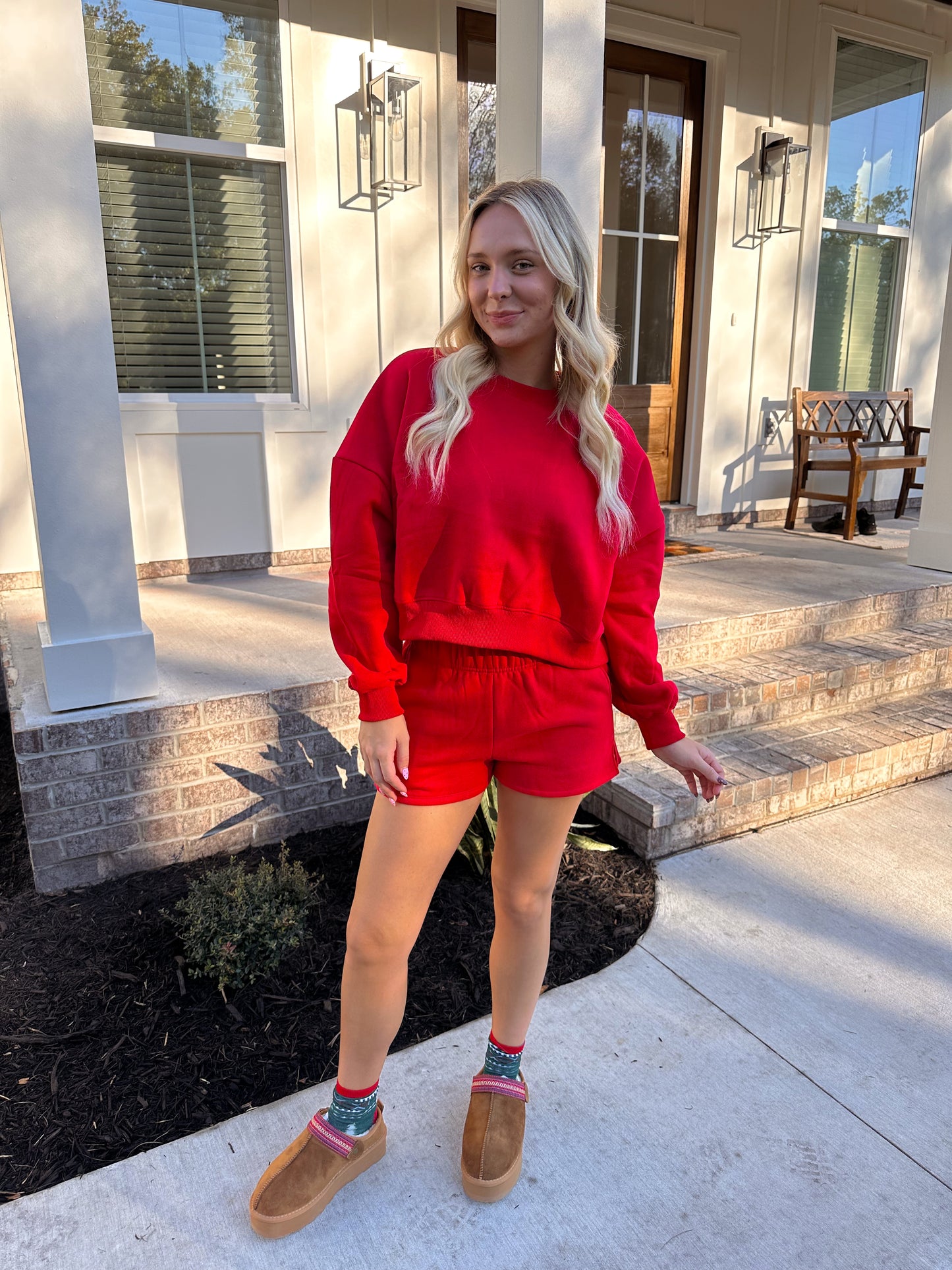 Cherry Oversized Active Shorts