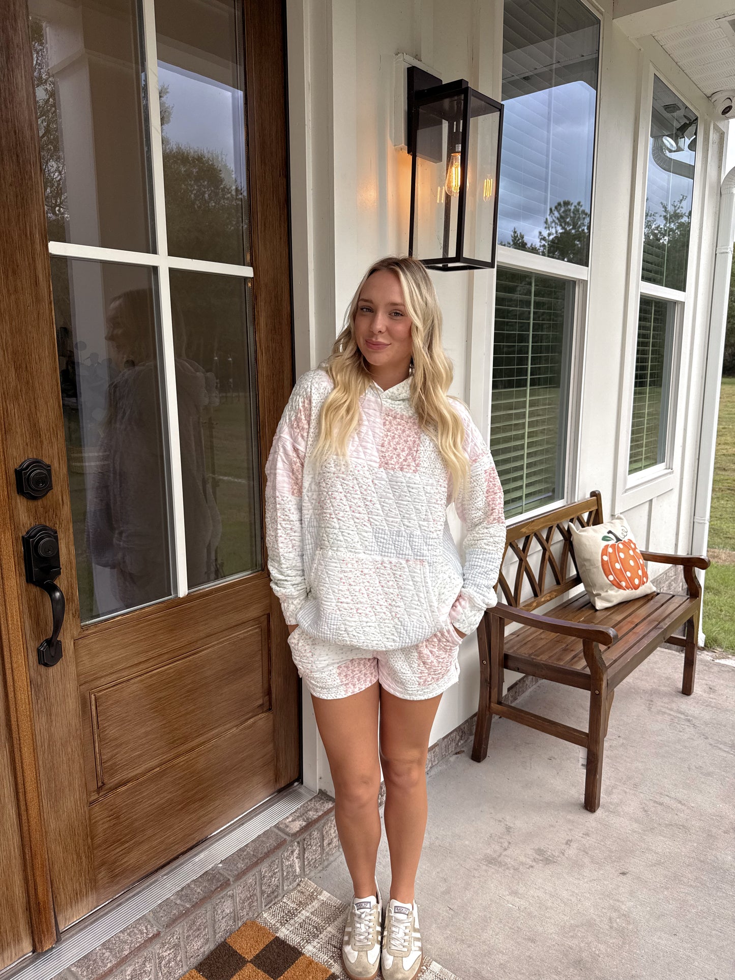 Quilted Pastel Hoodie