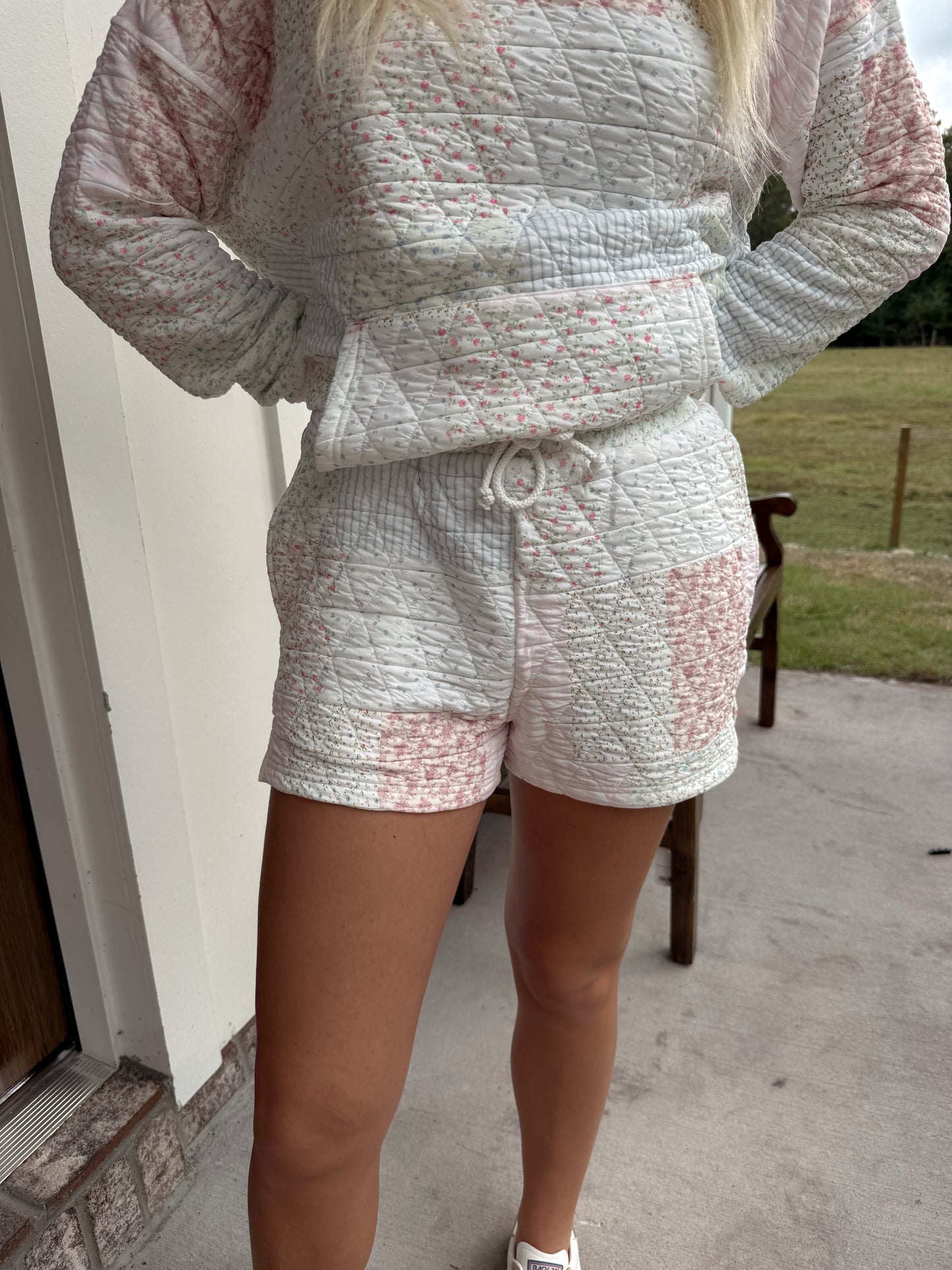 Quilted Pastel Shorts