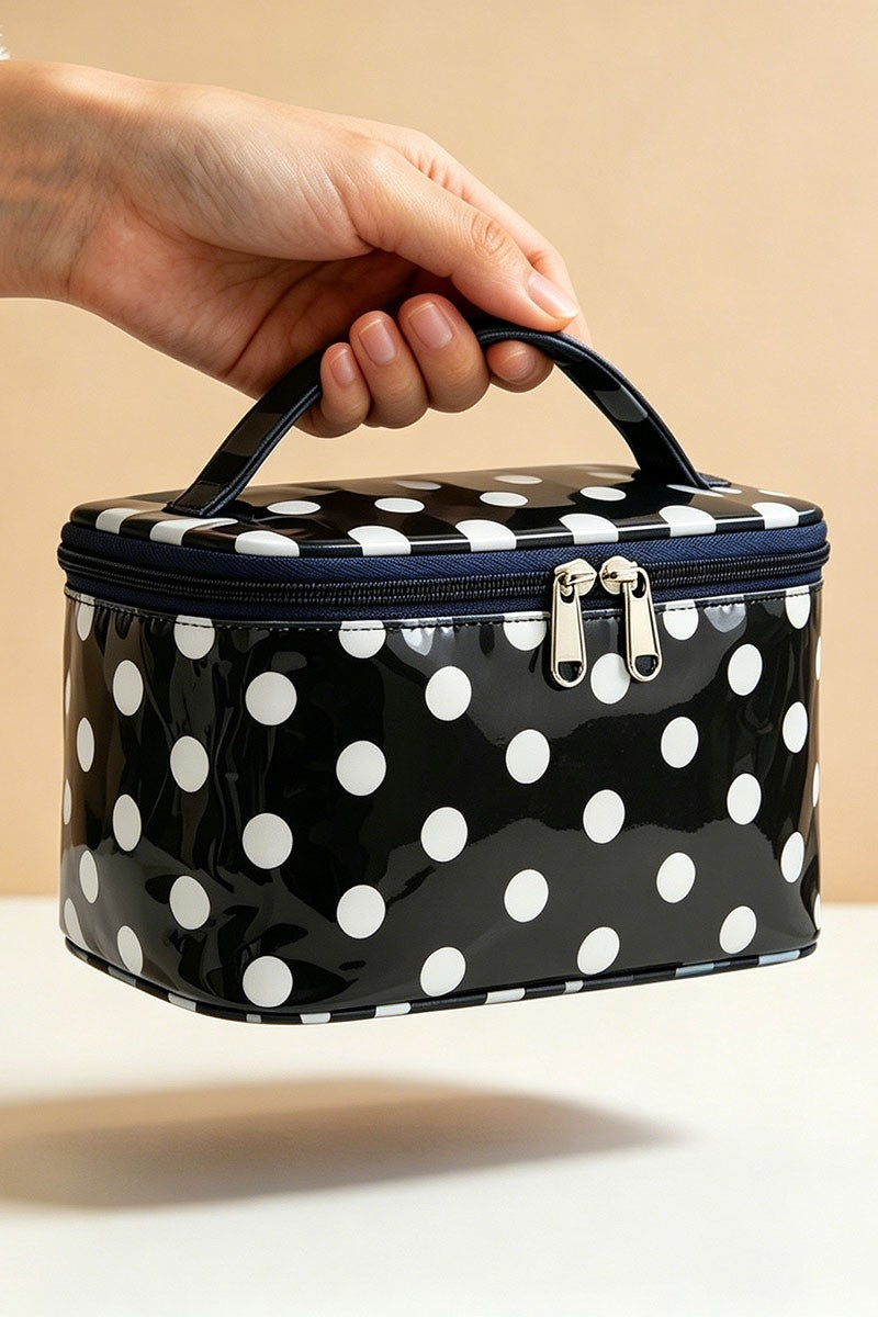 Polka Dot Cosmetic Bag