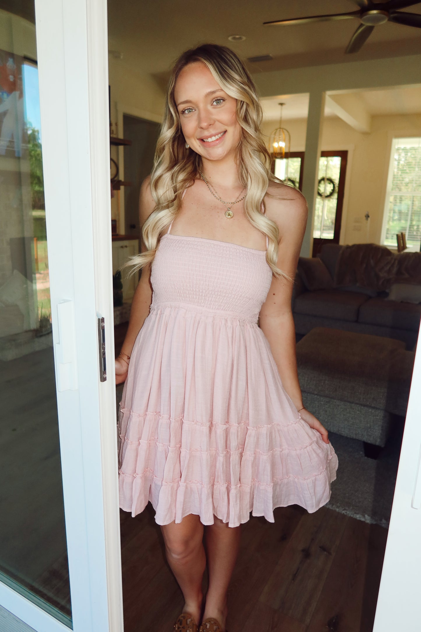 The Amelia Blush Dress