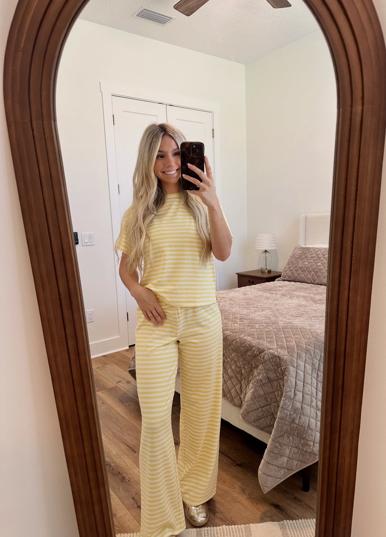 Spring Fling Pant Set - Yellow