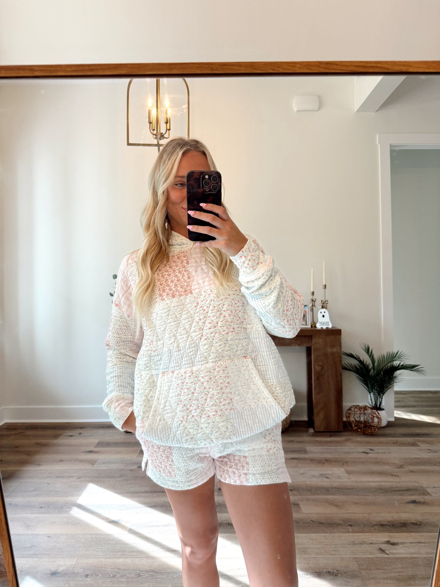 Quilted Pastel Shorts