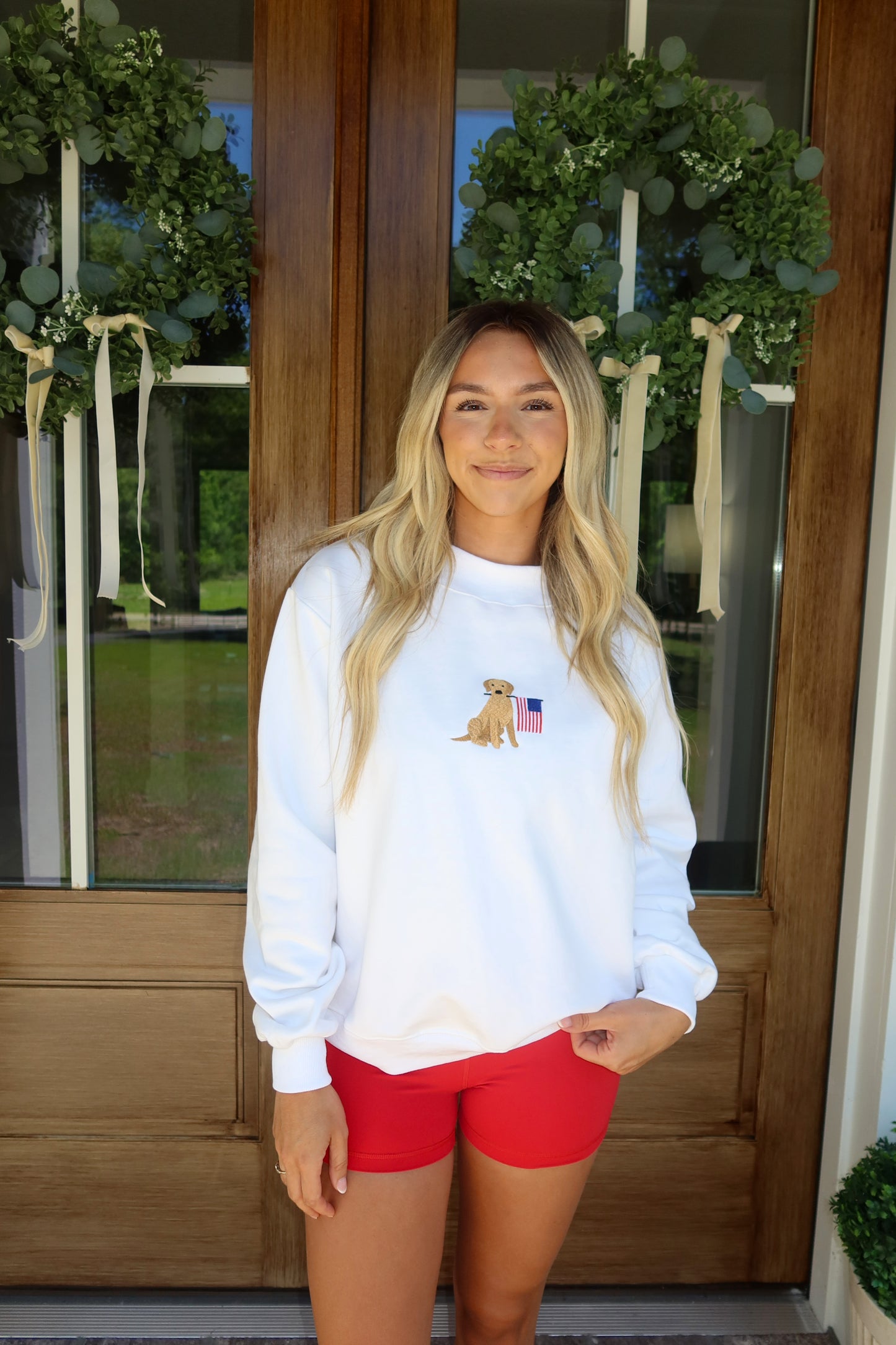 Star-Spangled Sweetheart Mockneck