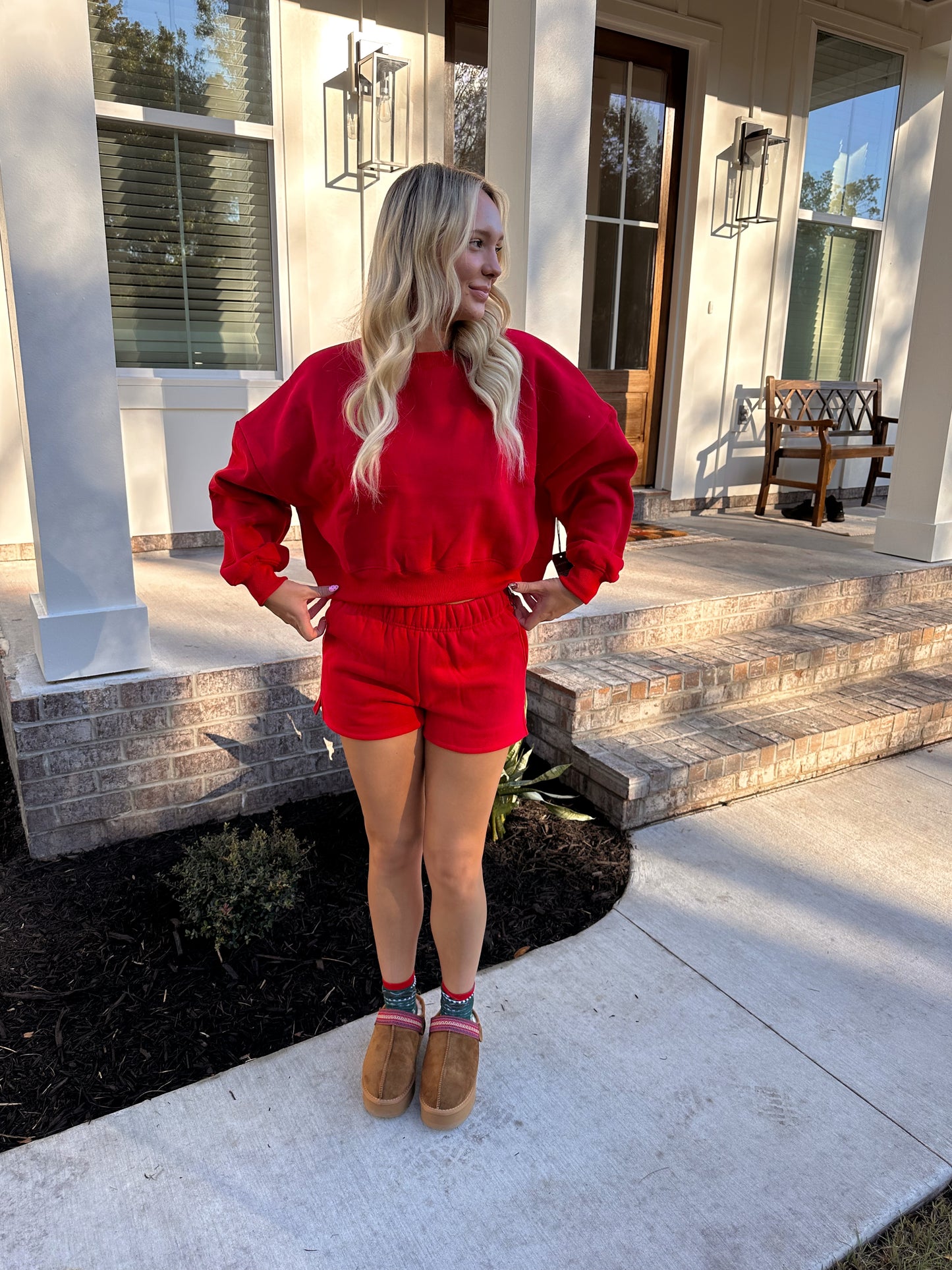 Cherry Oversized Active Shorts