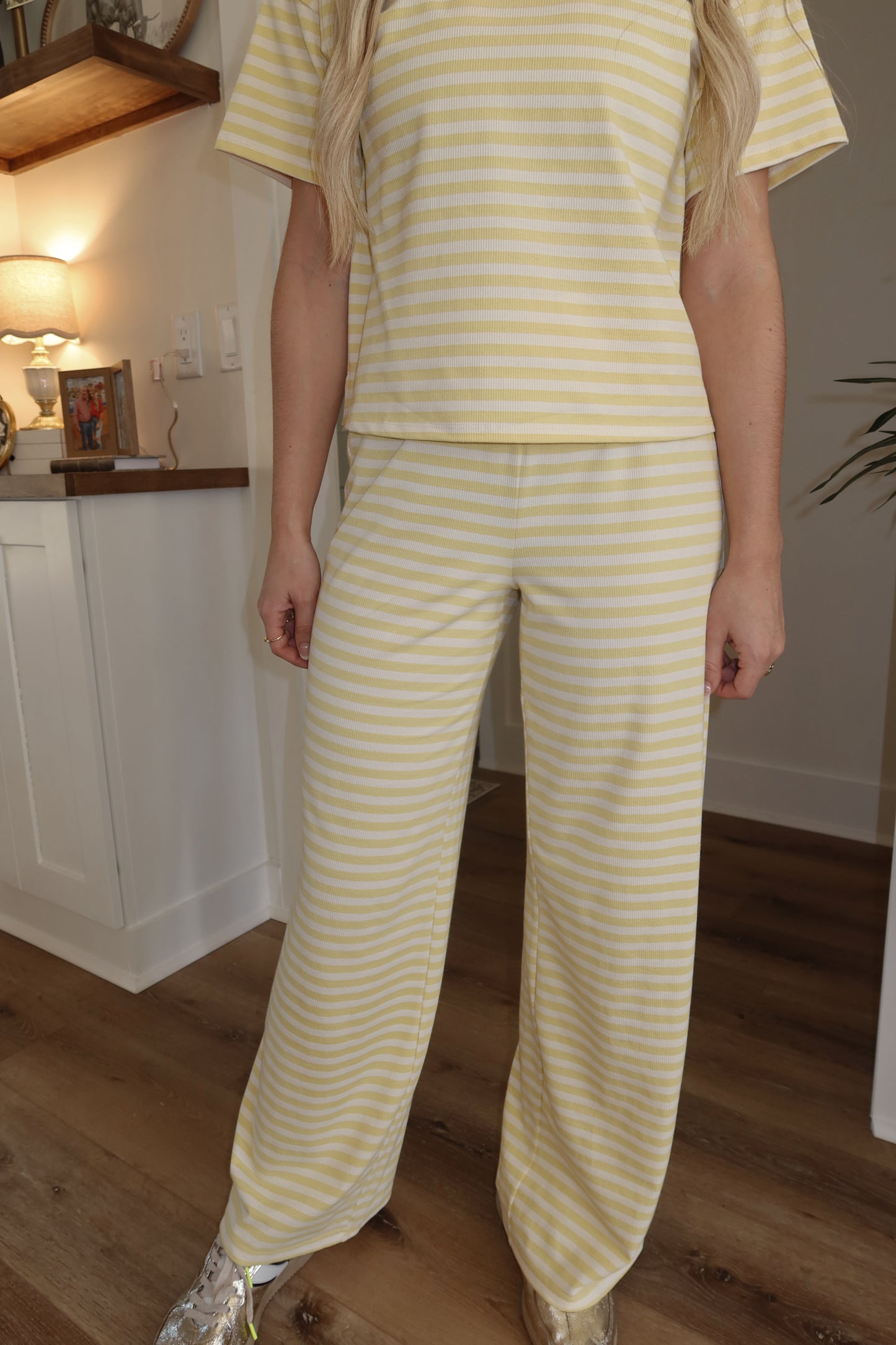 Spring Fling Pant Set - Yellow