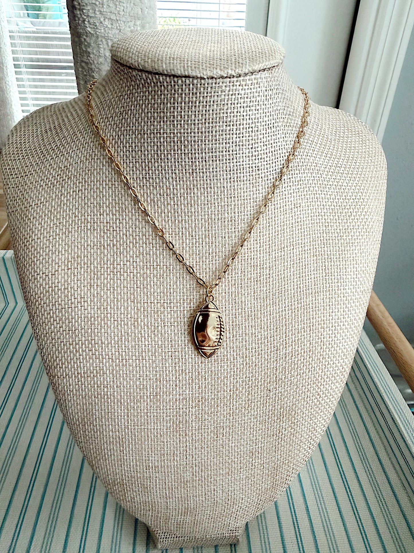 Gameday Football Necklace