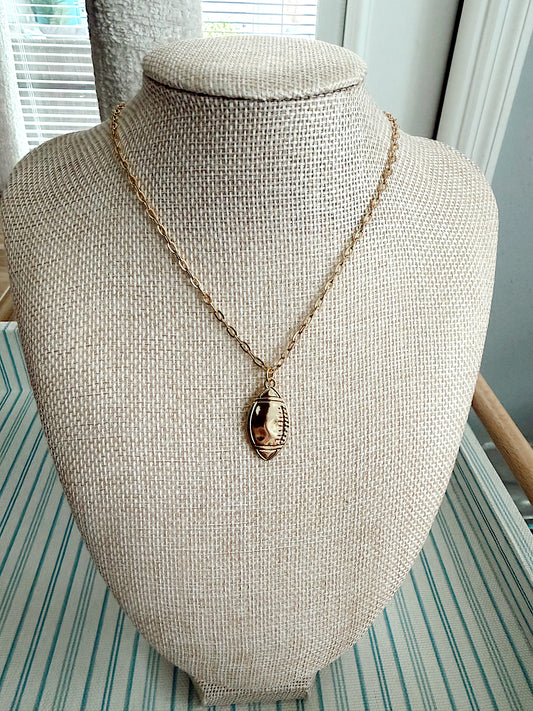 Gameday Football Necklace