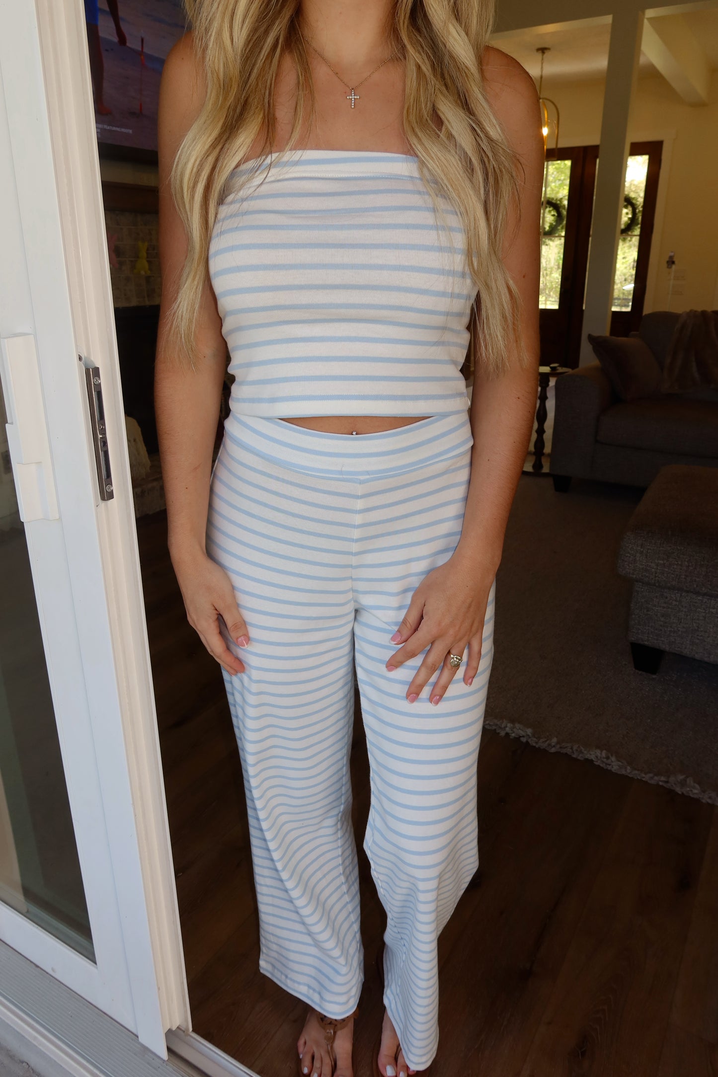 Boardwalk Striped Set - Blue