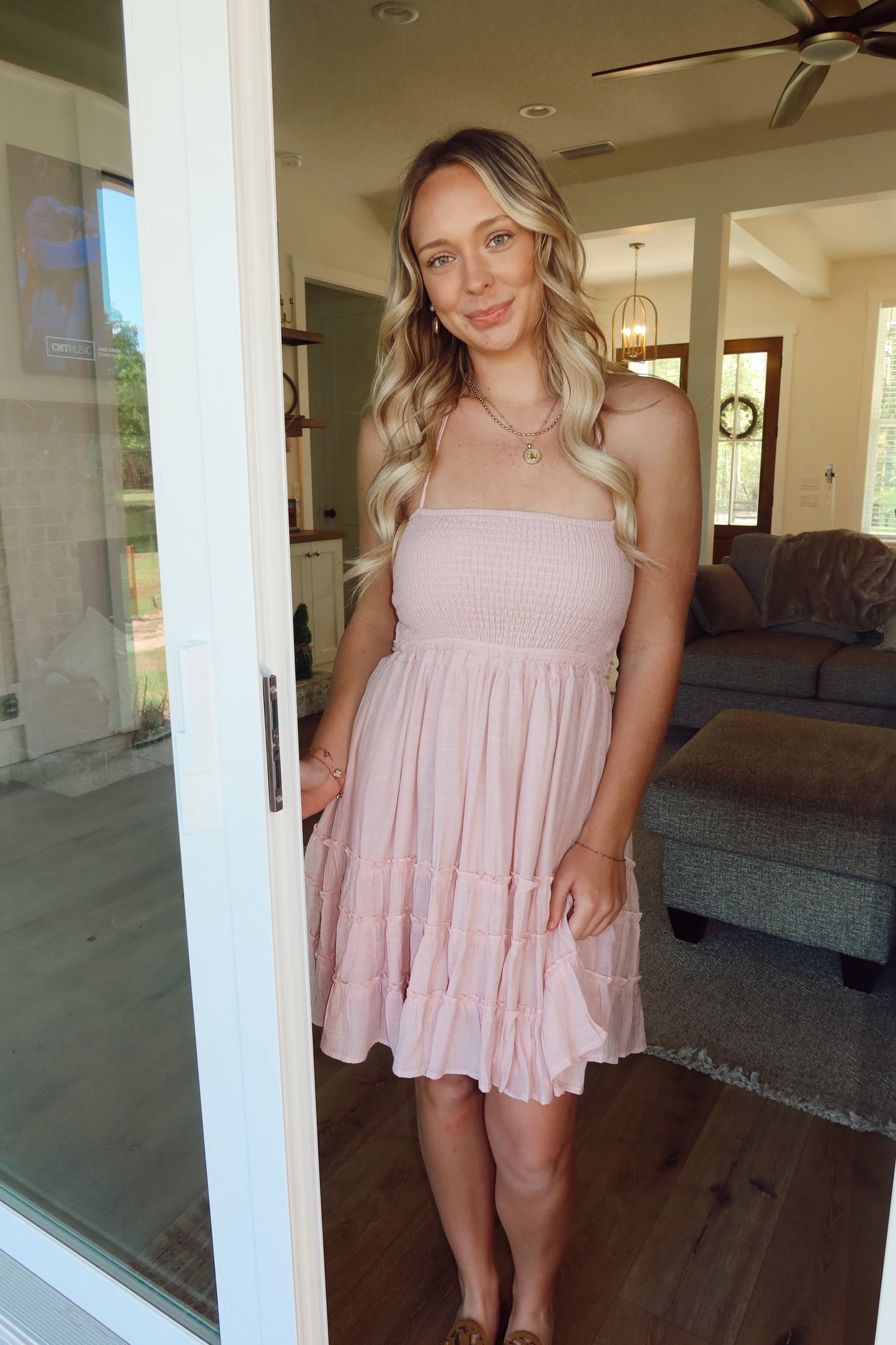 The Amelia Blush Dress