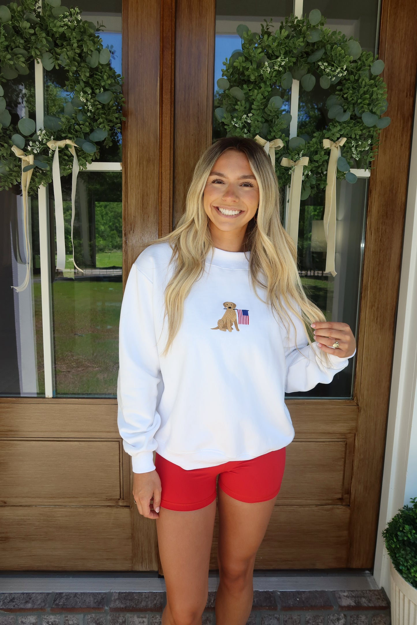Star-Spangled Sweetheart Mockneck