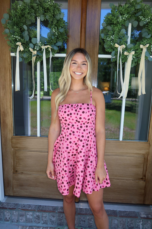 Cherry Kiss Mini Dress