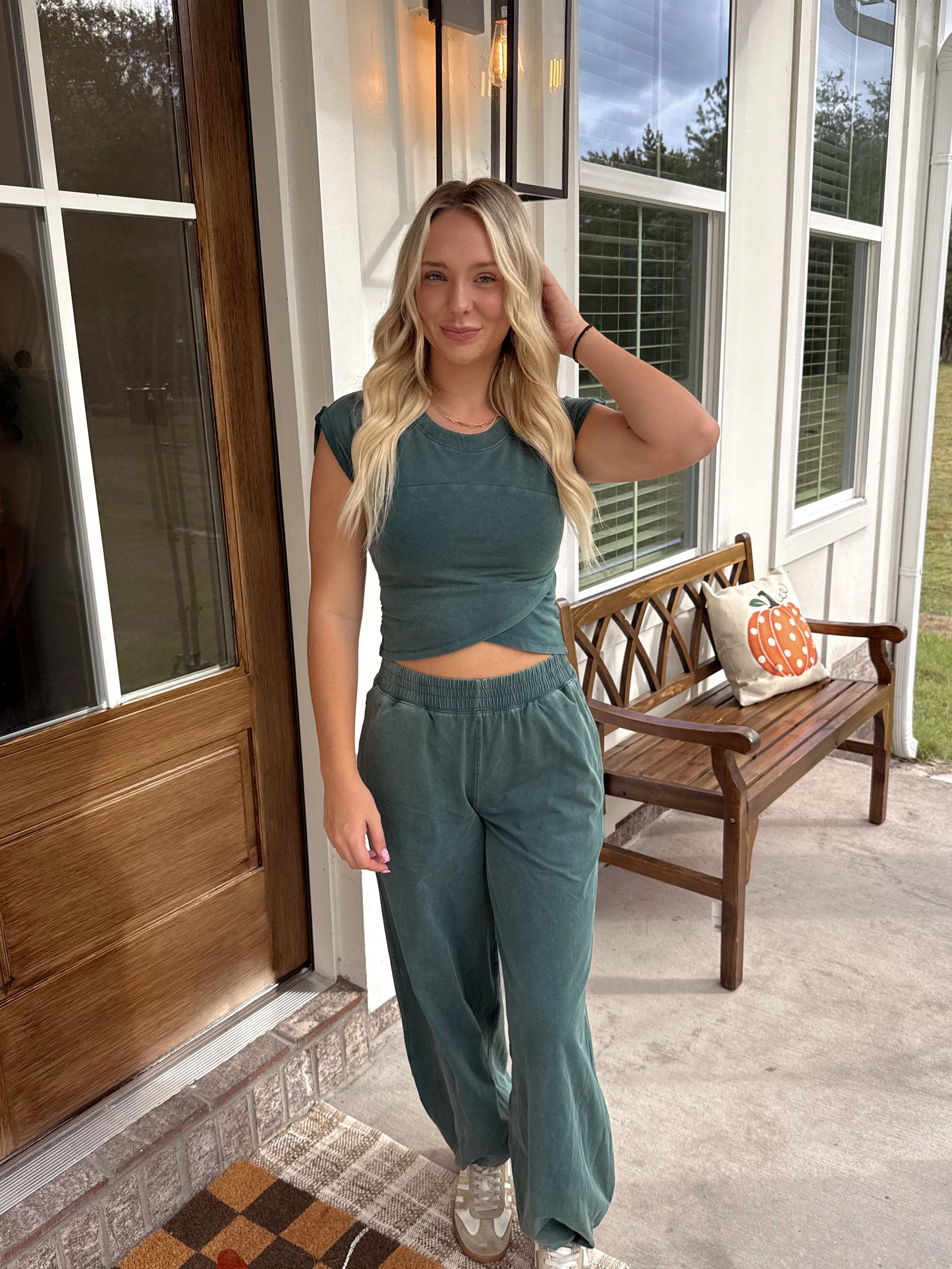 Teal Jogger Set