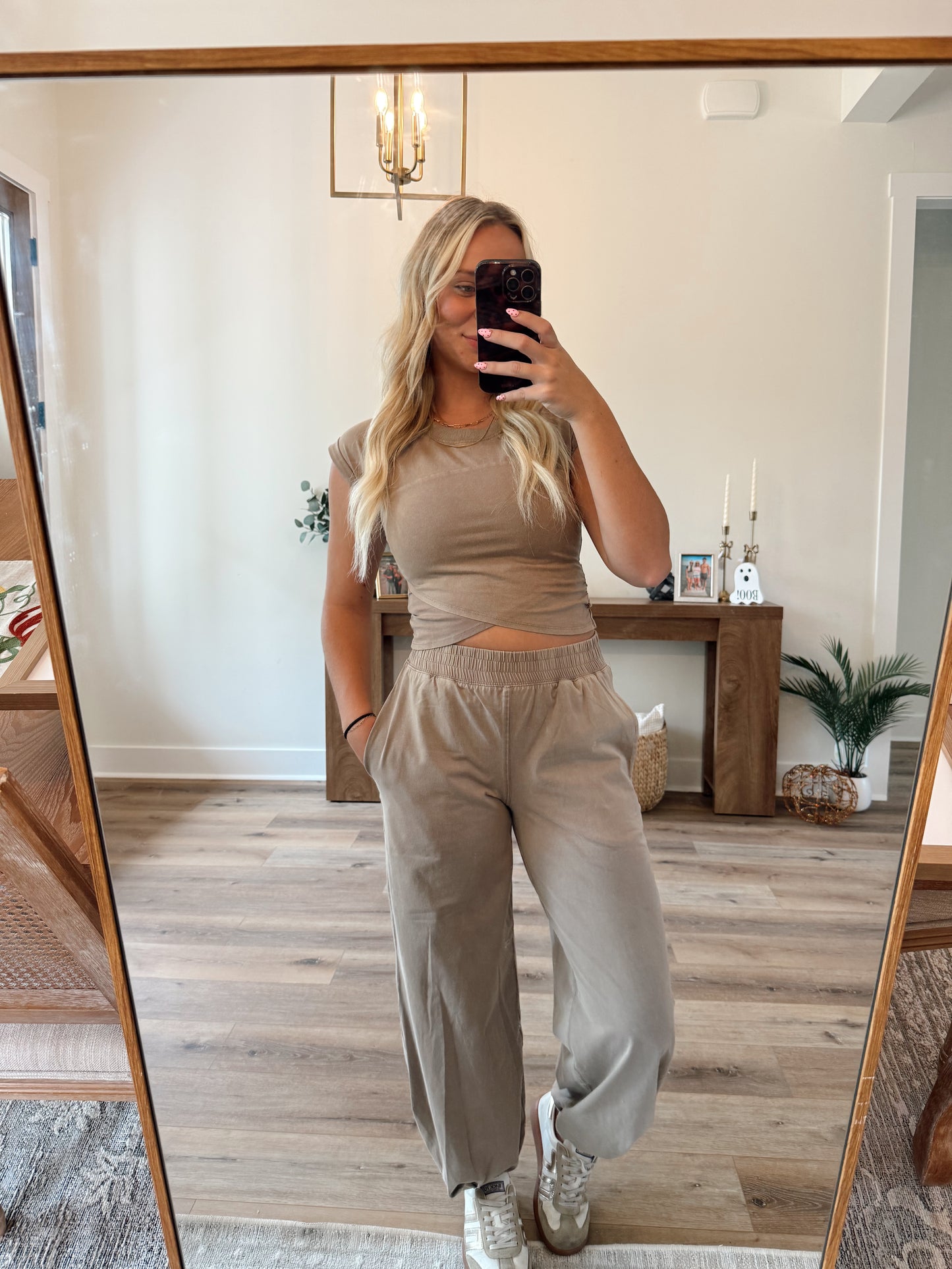 Taupe Jogger Set
